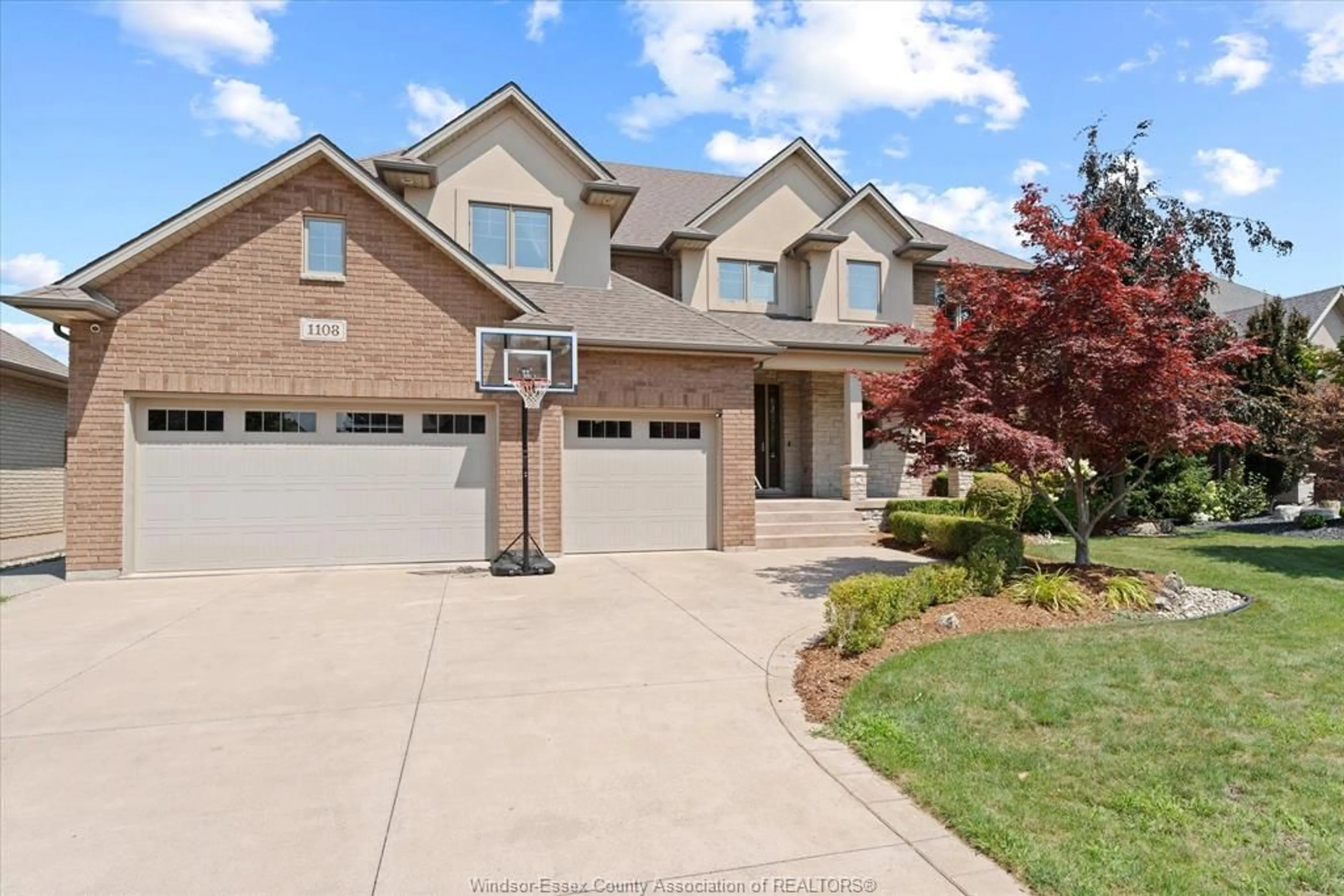 Home with brick exterior material, street for 1108 REGENCY Cres, Lakeshore Ontario N8L 0W6