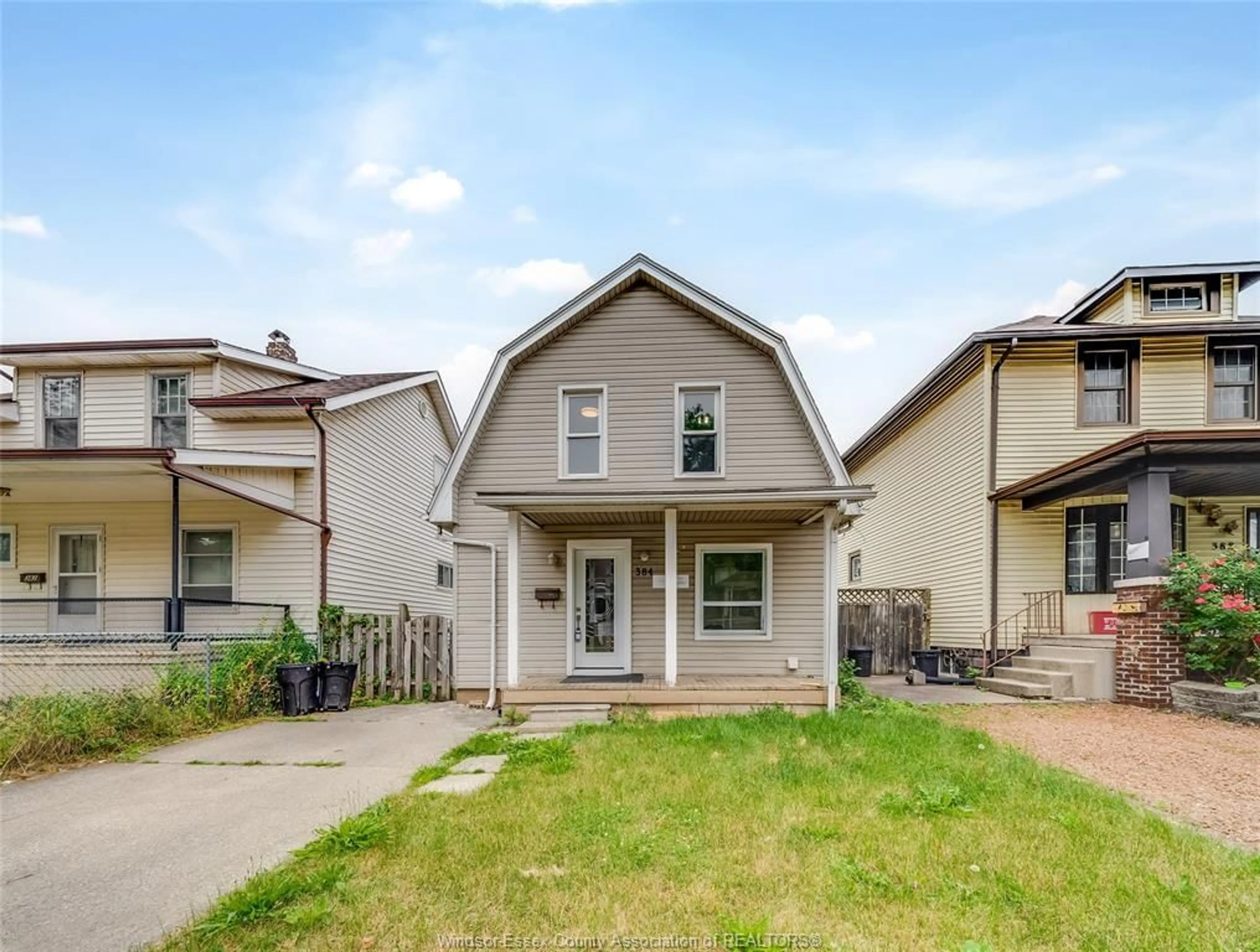 Home with vinyl exterior material, street for 384 JOSEPHINE Ave, Windsor Ontario N9B 2L1