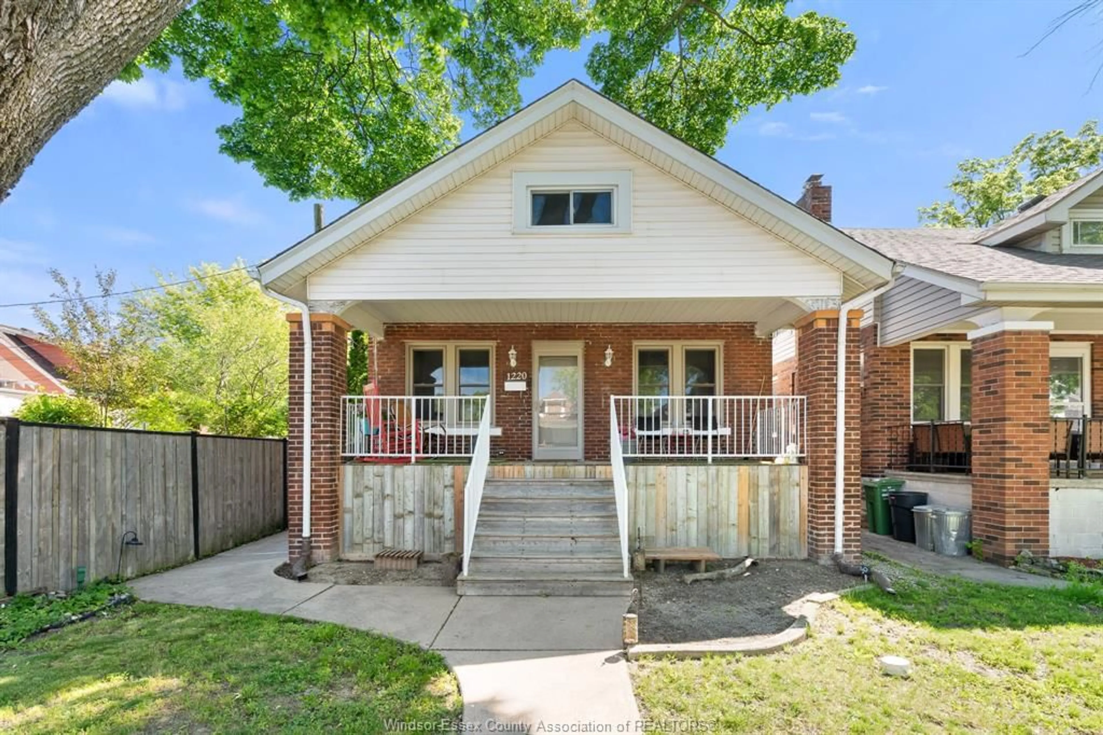 Home with brick exterior material, street for 1220 BRUCE Ave, Windsor Ontario N8X 1X3
