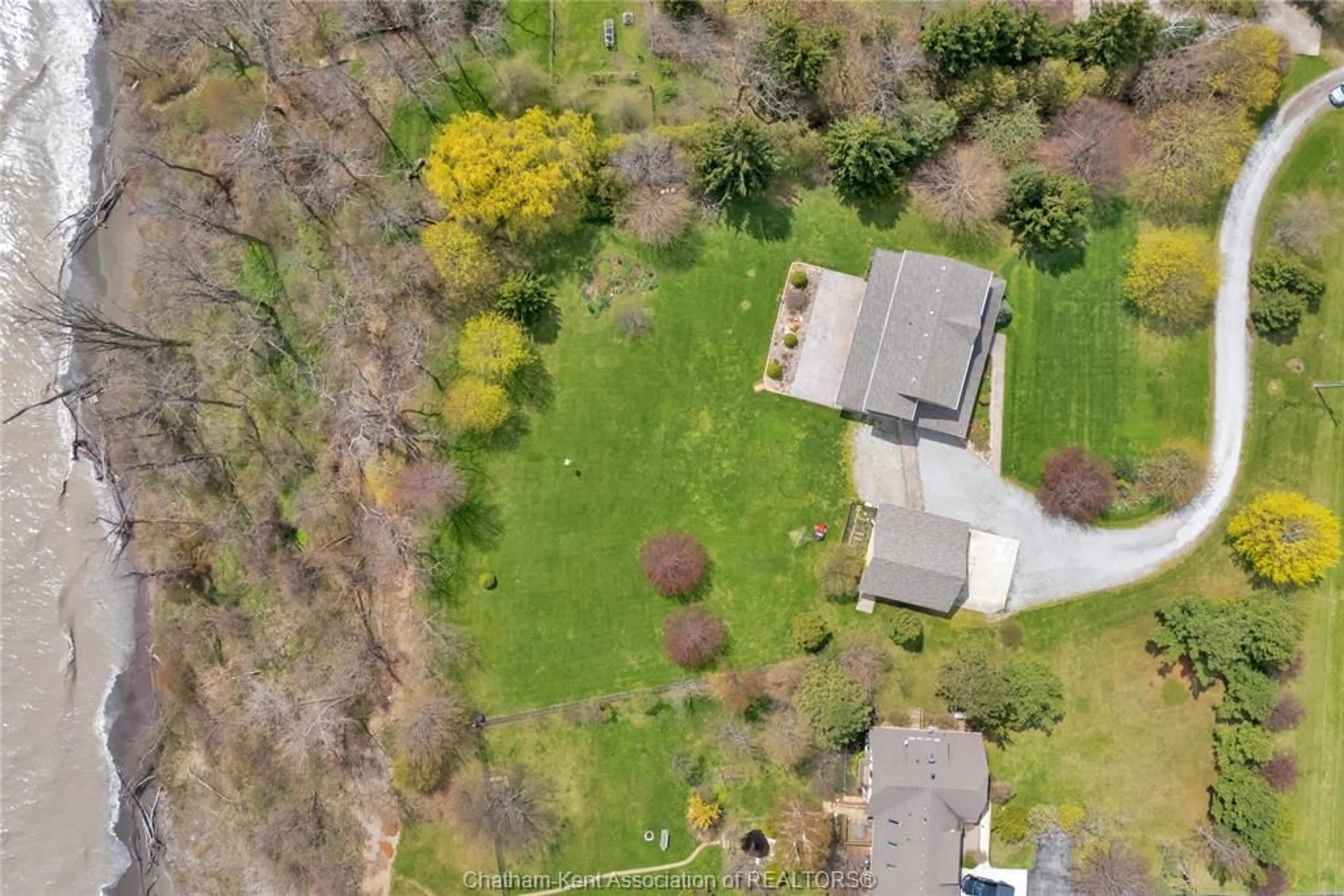 A pic from outside/outdoor area/front of a property/back of a property/a pic from drone, street for 7100 Talbot Trail, Blenheim Ontario N0P 1A0