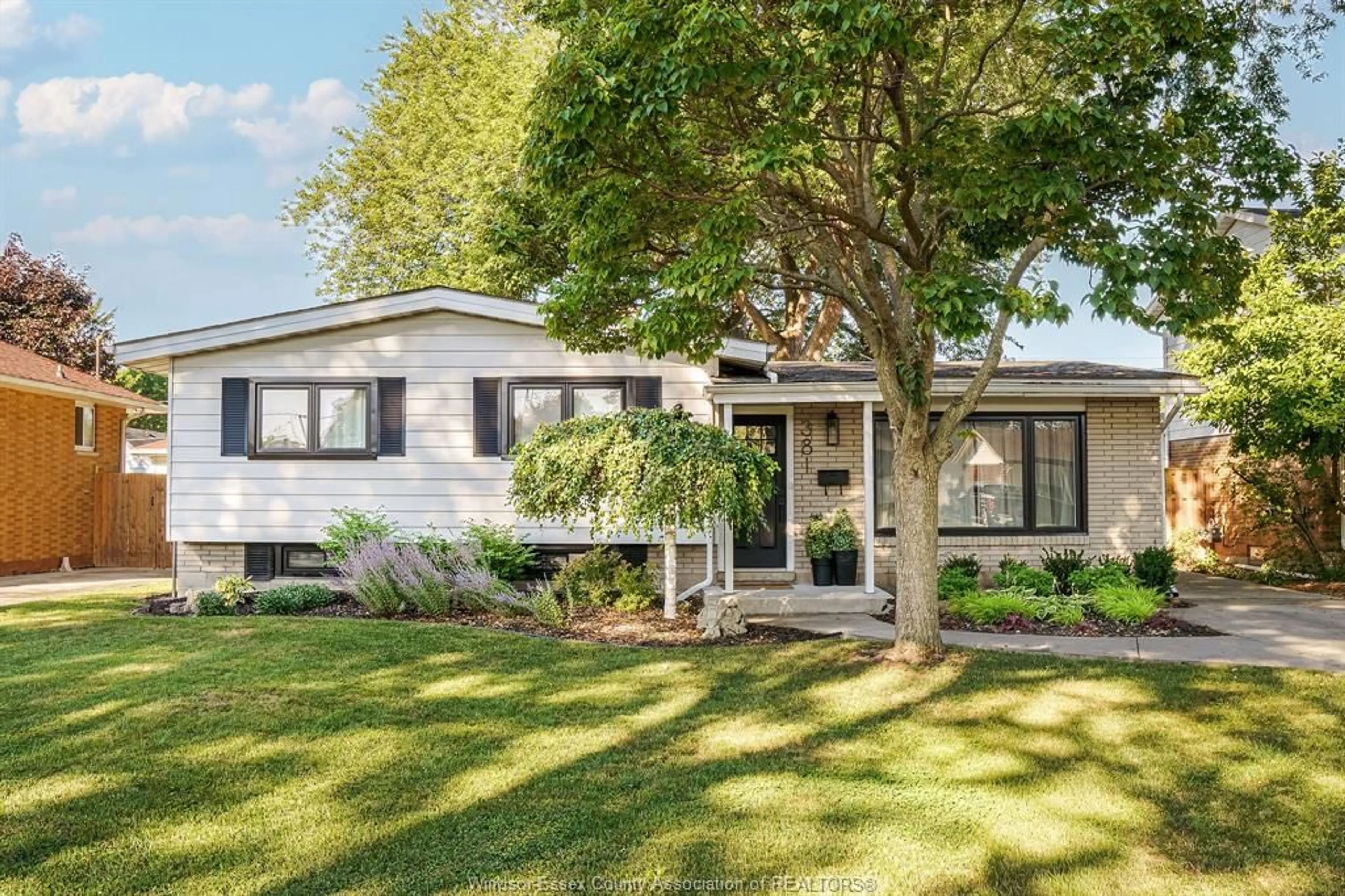 Home with vinyl exterior material, street for 381 Watson, Windsor Ontario N8S 3S3