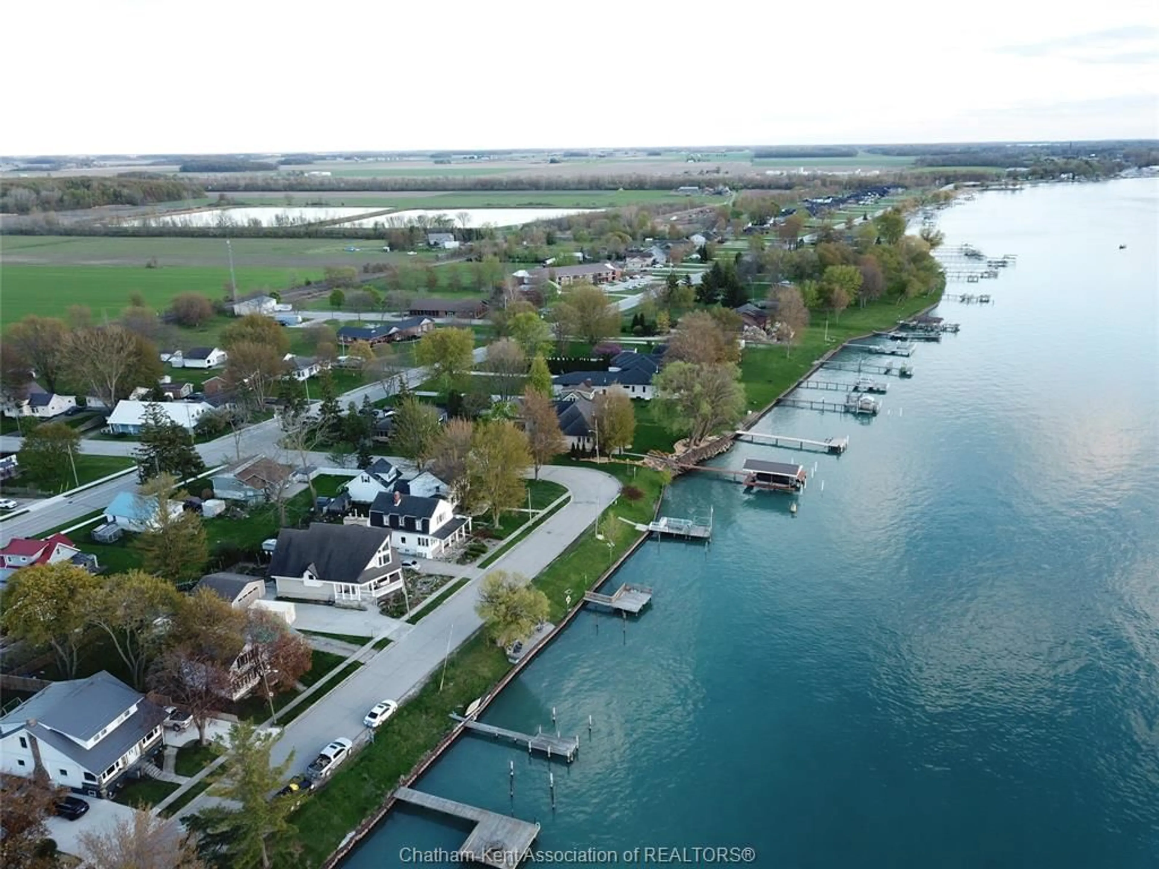 A pic from outside/outdoor area/front of a property/back of a property/a pic from drone, water/lake/river/ocean view for 3508 WATER St, Sombra Ontario N0P 2H0