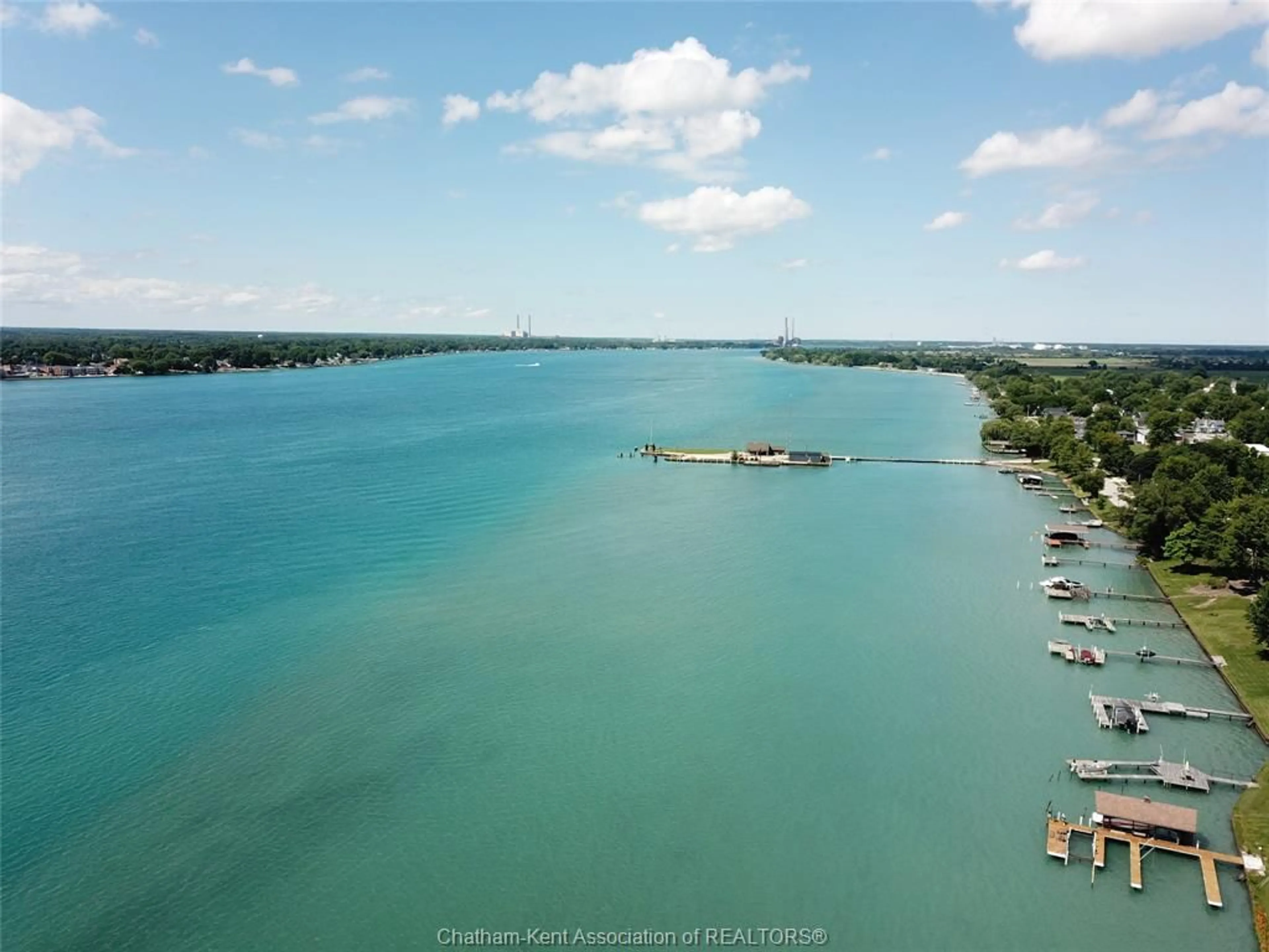A pic from outside/outdoor area/front of a property/back of a property/a pic from drone, water/lake/river/ocean view for 3508 WATER St, Sombra Ontario N0P 2H0