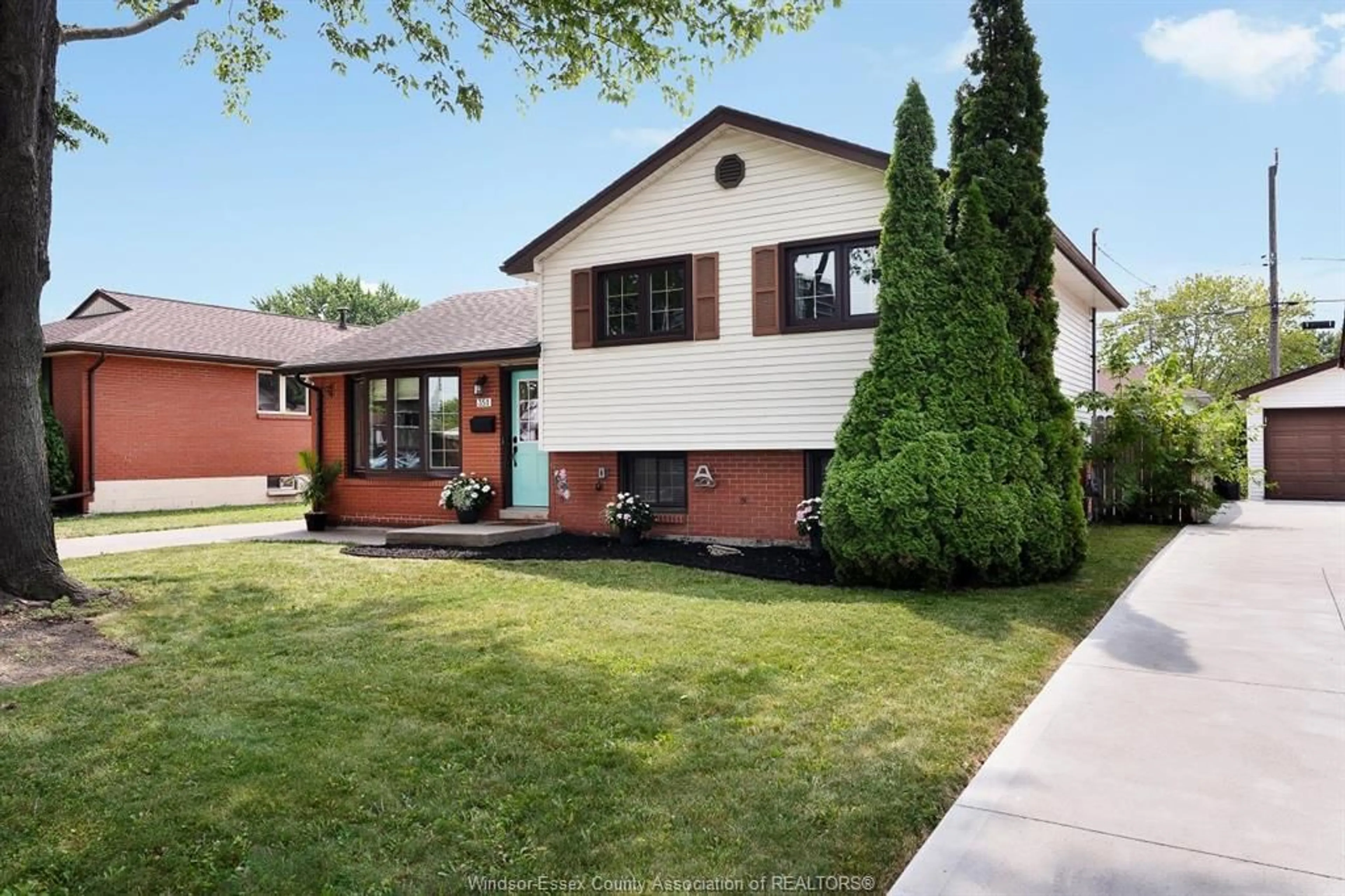 Home with brick exterior material, street for 351 CARLING Cres, Windsor Ontario N8S 3X7