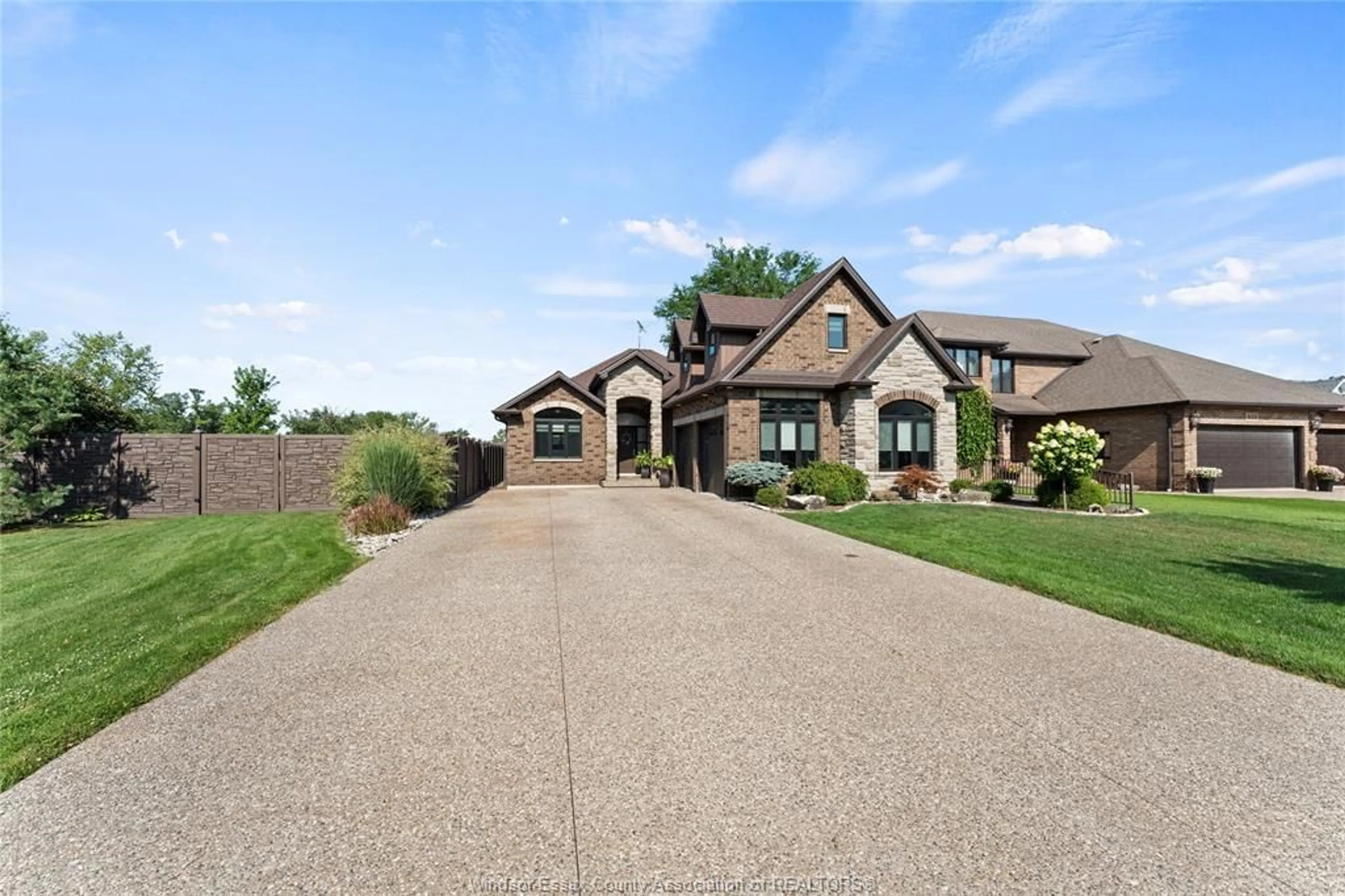 Home with brick exterior material, water/lake/river/ocean view for 536 RIVIERA ESTATE Dr, Belle River Ontario N8L 0L4