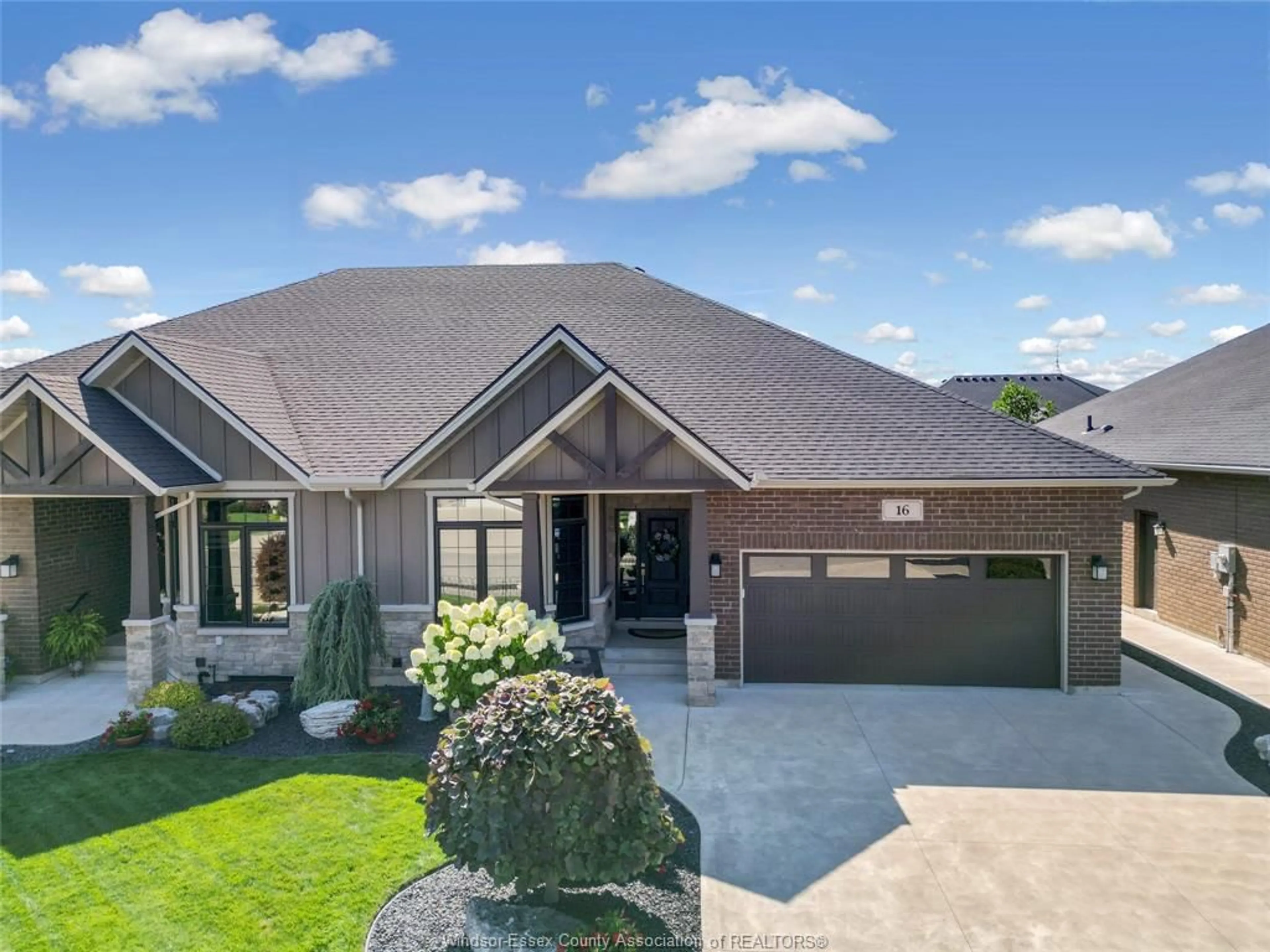 Home with brick exterior material, street for 16 ROBIN Crt, Kingsville Ontario N9Y 0E2
