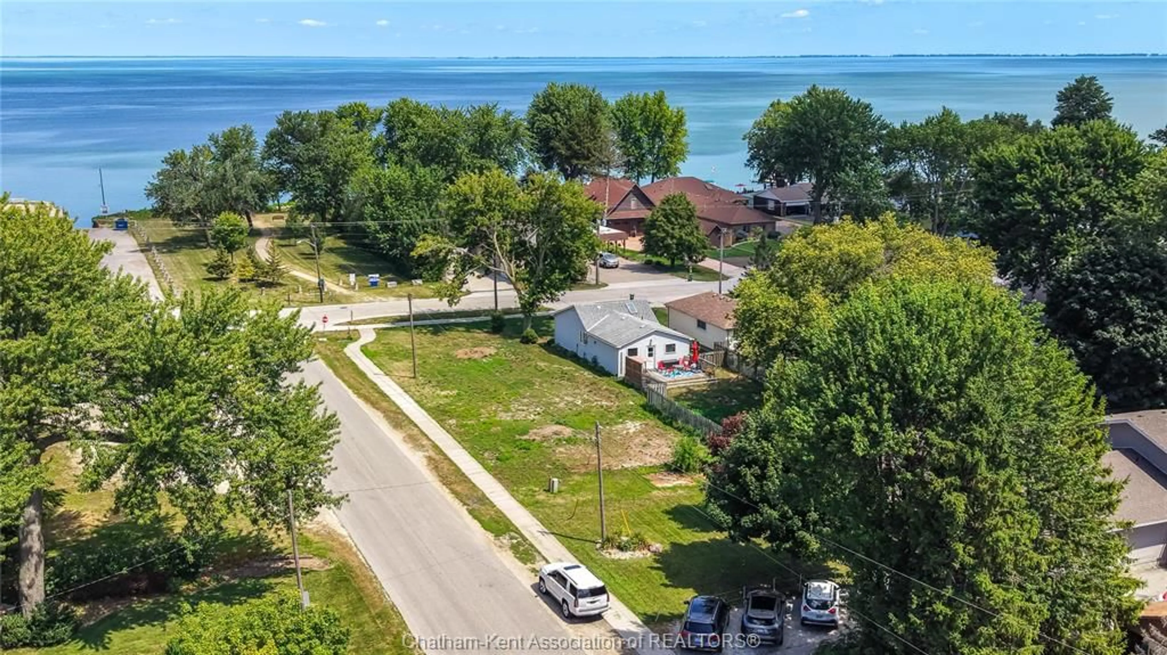A pic from outside/outdoor area/front of a property/back of a property/a pic from drone, water/lake/river/ocean view for 6415 ST CLAIR Rd, Lakeshore Ontario N0R 1N0