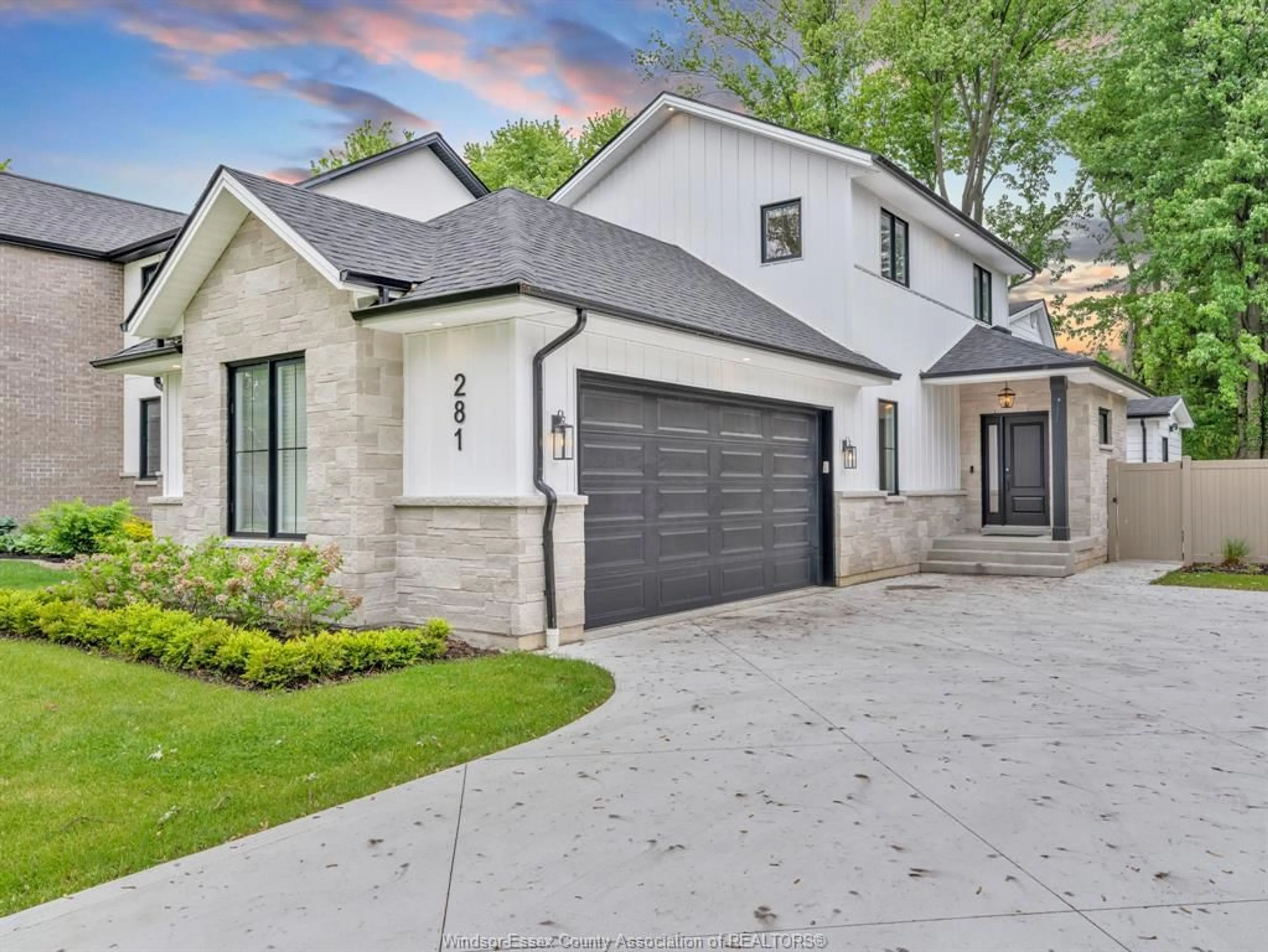 Home with brick exterior material, street for 281 BRIGHTON Rd, Tecumseh Ontario N8N 2L2
