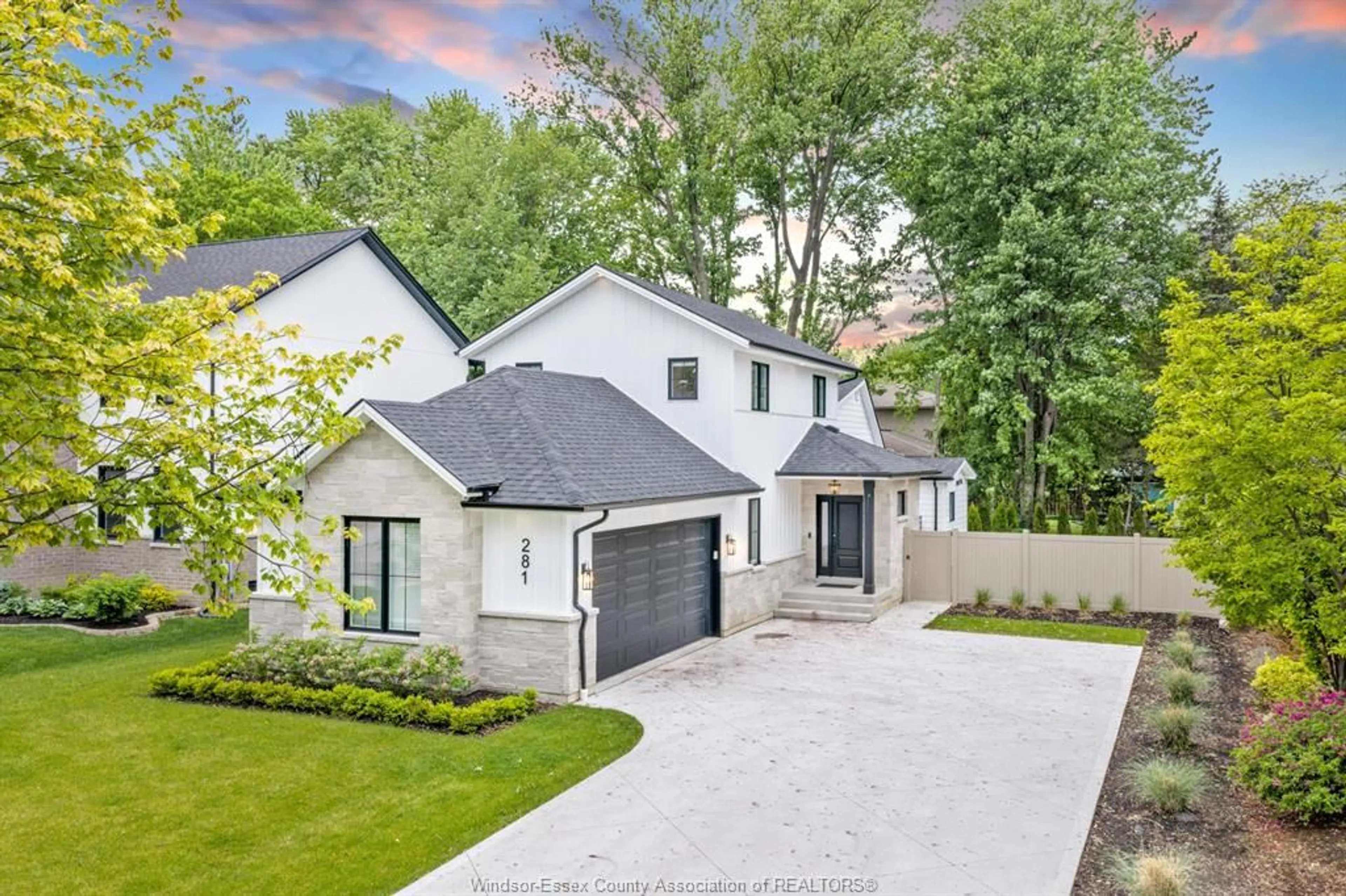 Home with brick exterior material, street for 281 BRIGHTON Rd, Tecumseh Ontario N8N 2L2