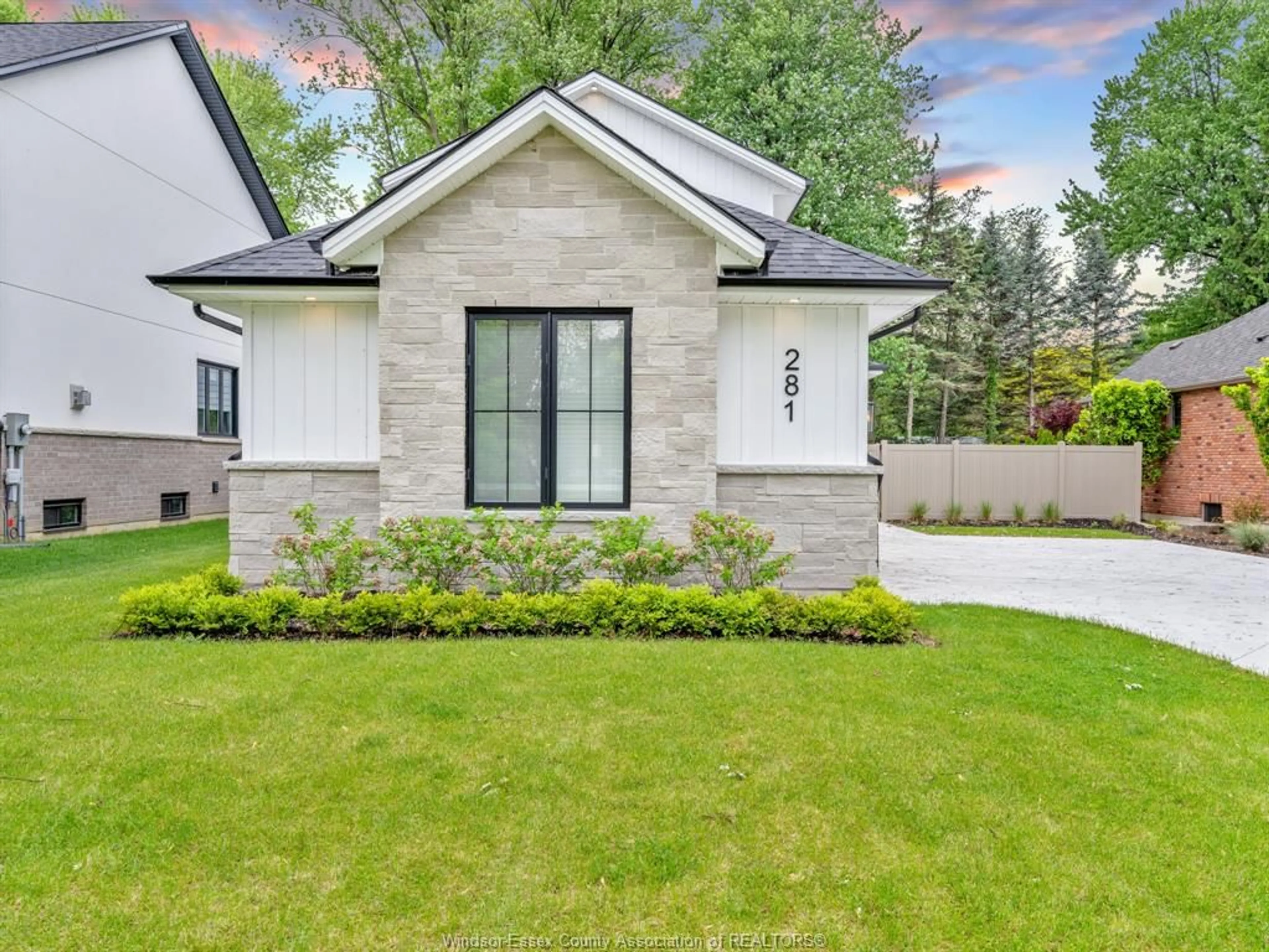 Home with brick exterior material, street for 281 BRIGHTON Rd, Tecumseh Ontario N8N 2L2