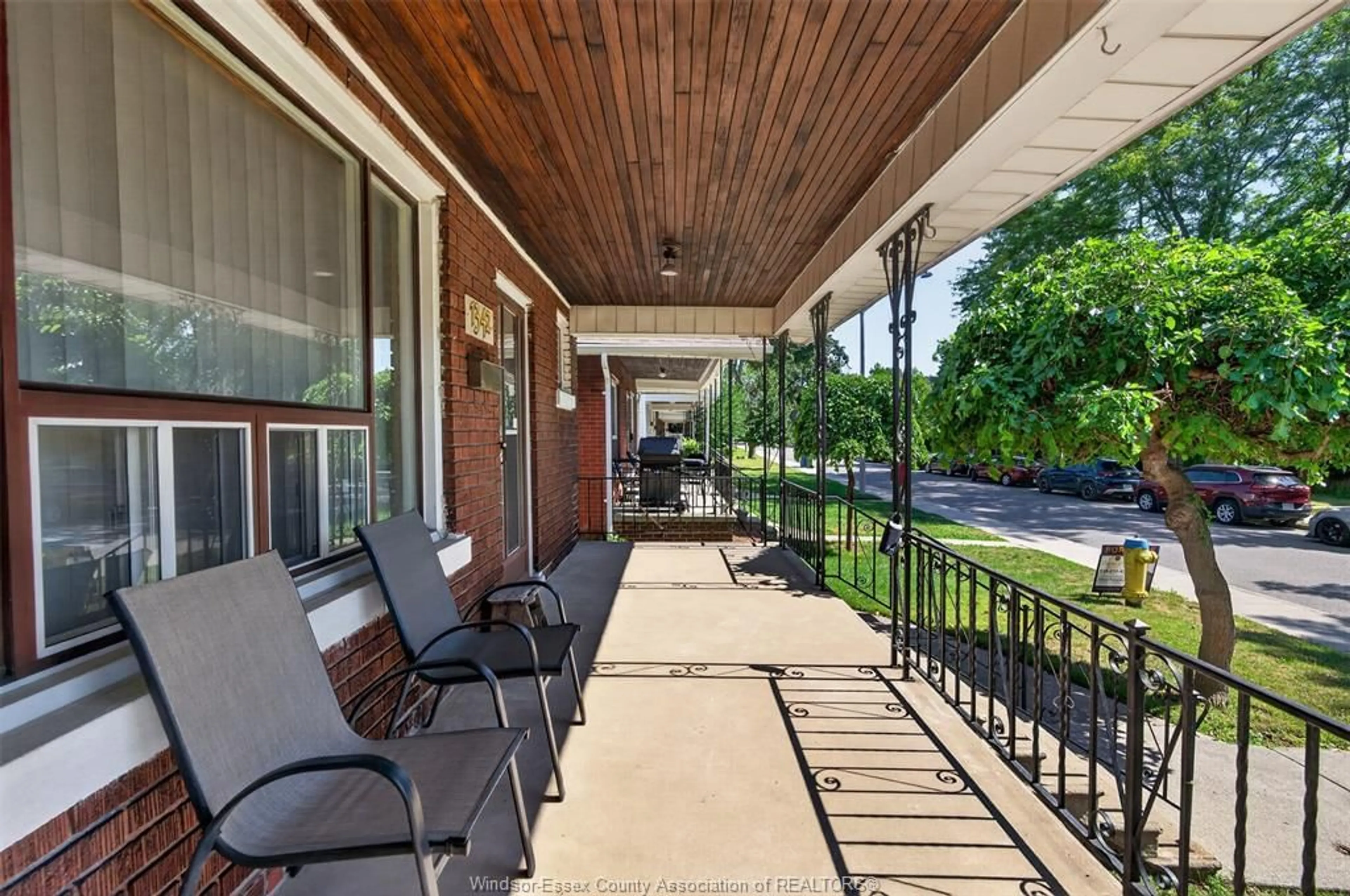 Patio, street for 1342 Hall Ave, Windsor Ontario N8X 4R3