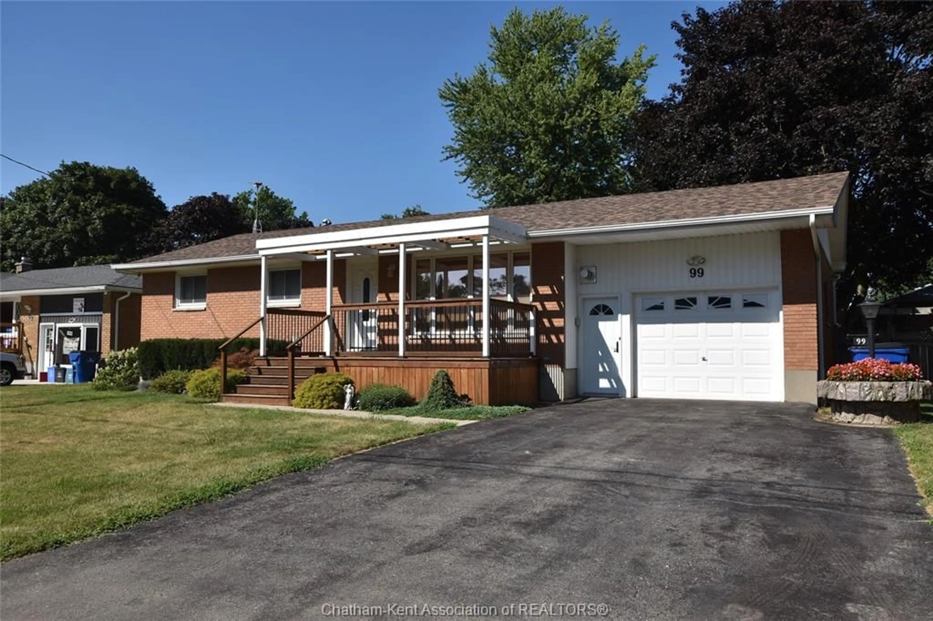 Home with vinyl exterior material, street for 99 English St, Blenheim Ontario N0P 1A0