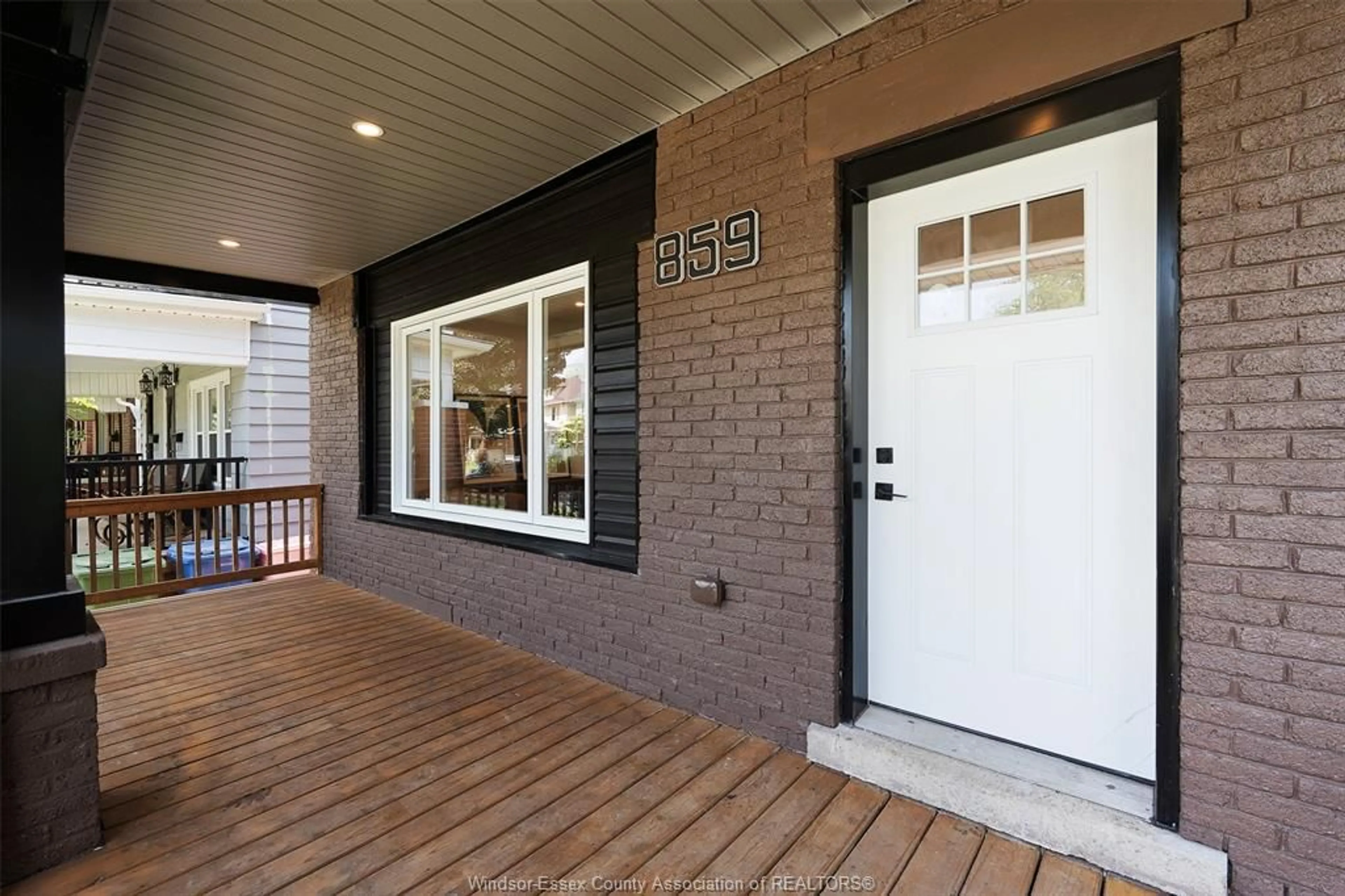 Home with brick exterior material, street for 859 MOY Ave, Windsor Ontario N9A 2N7