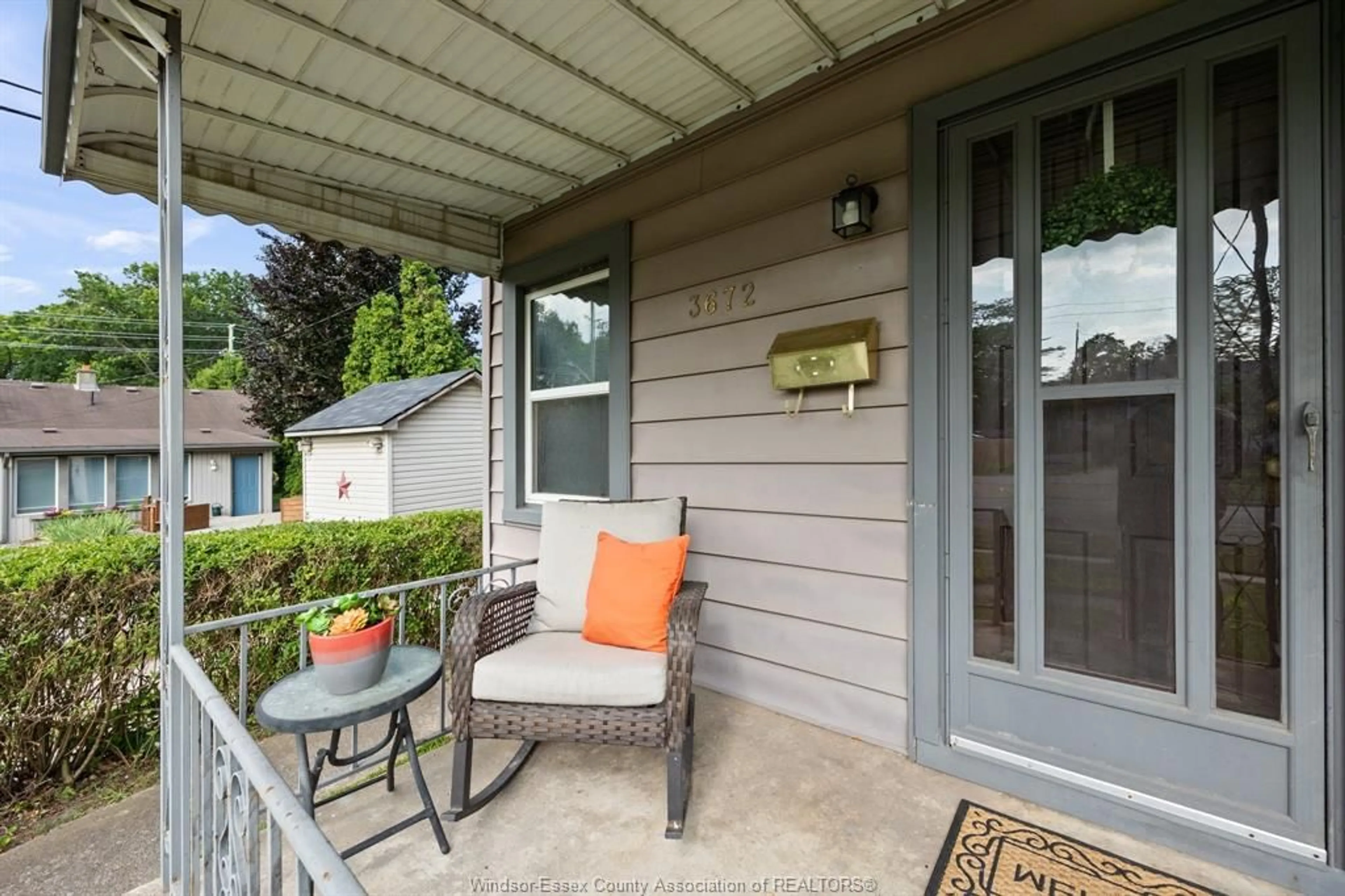 Patio, street for 3672 Girardot, Windsor Ontario N9C 1W5