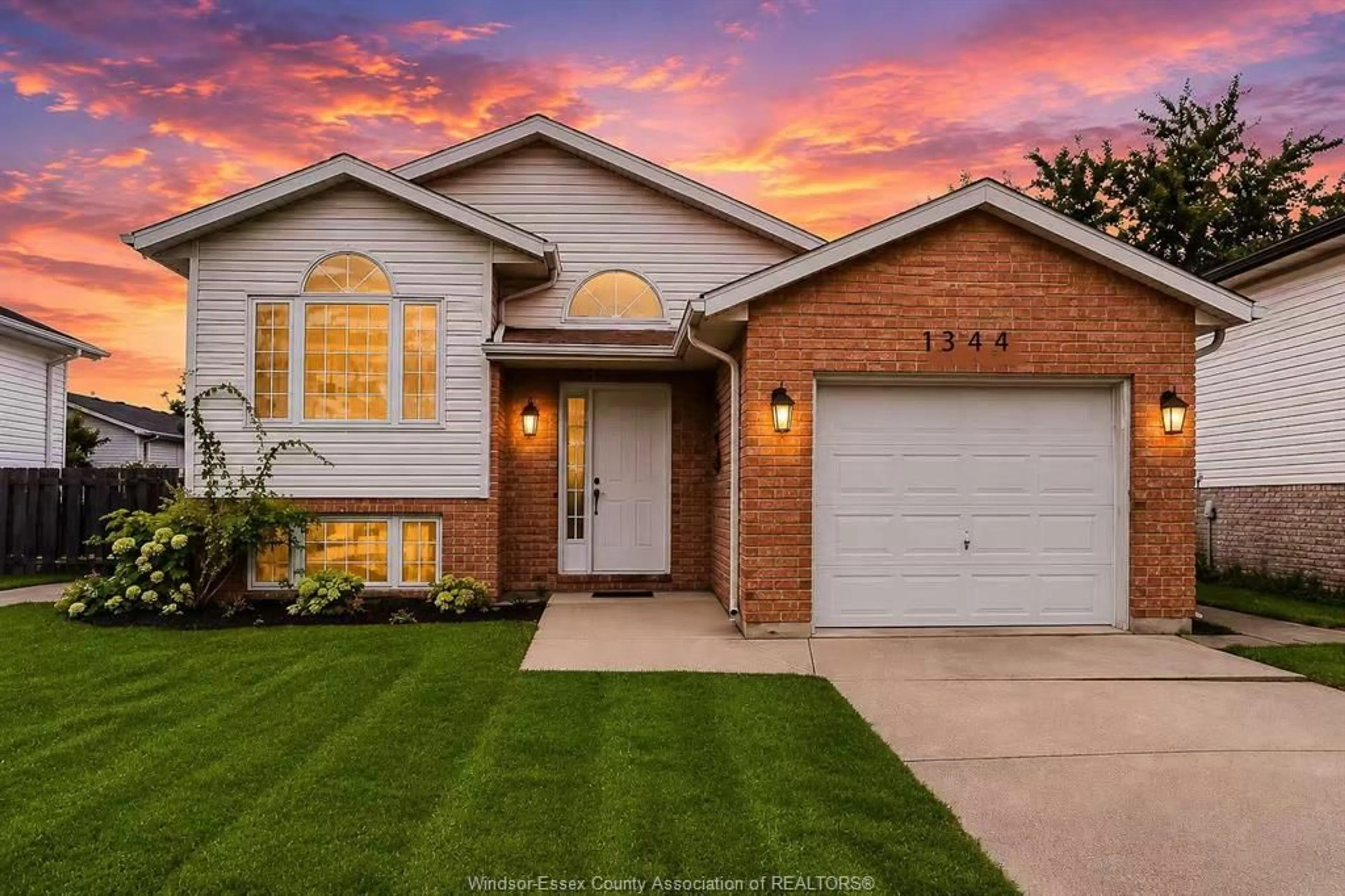 Home with brick exterior material, street for 1344 GISELLE, Windsor Ontario N8W 5P5