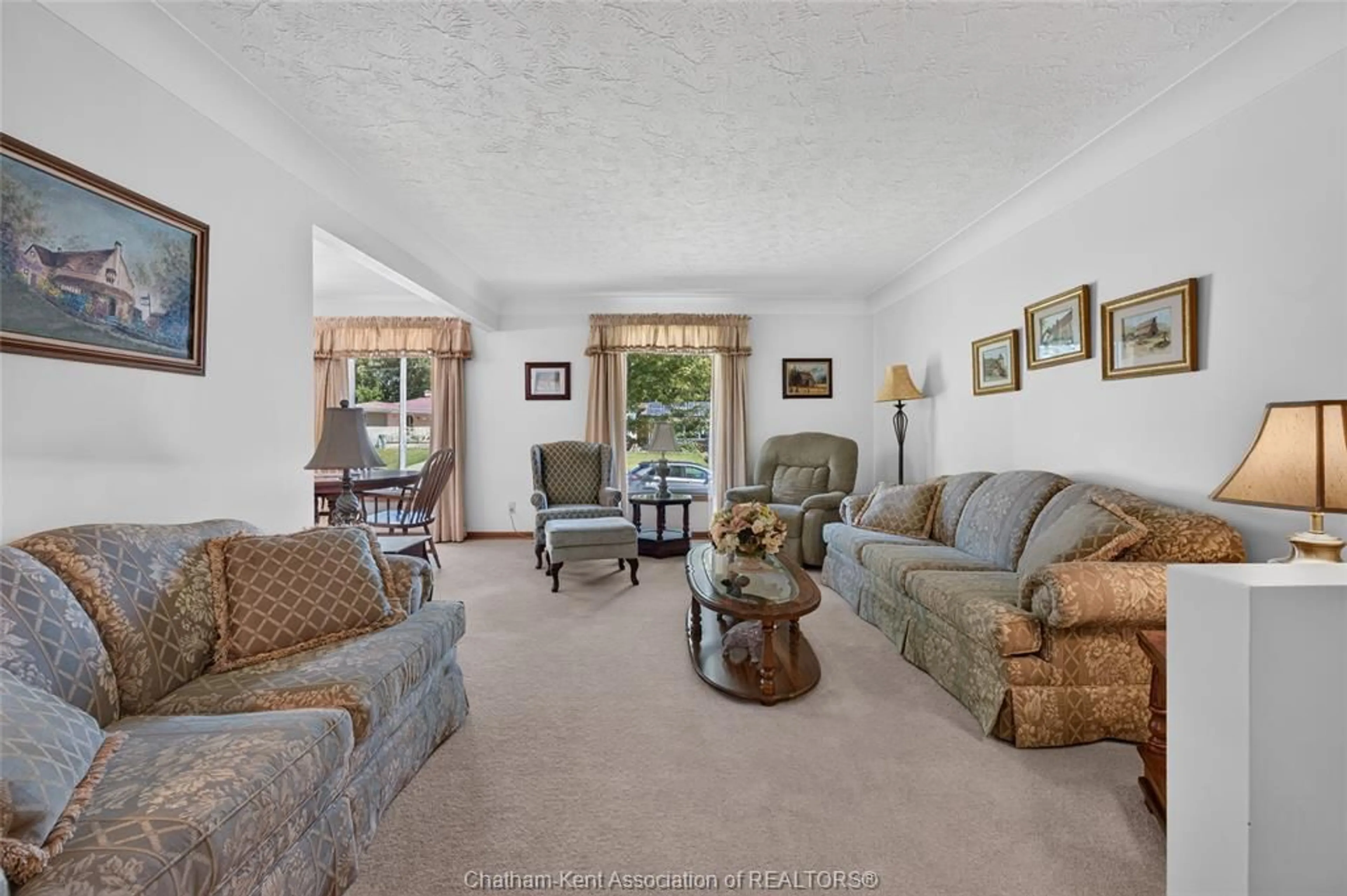 Living room with furniture, unknown for 18 CAMEO Dr, Leamington Ontario N8H 1J2