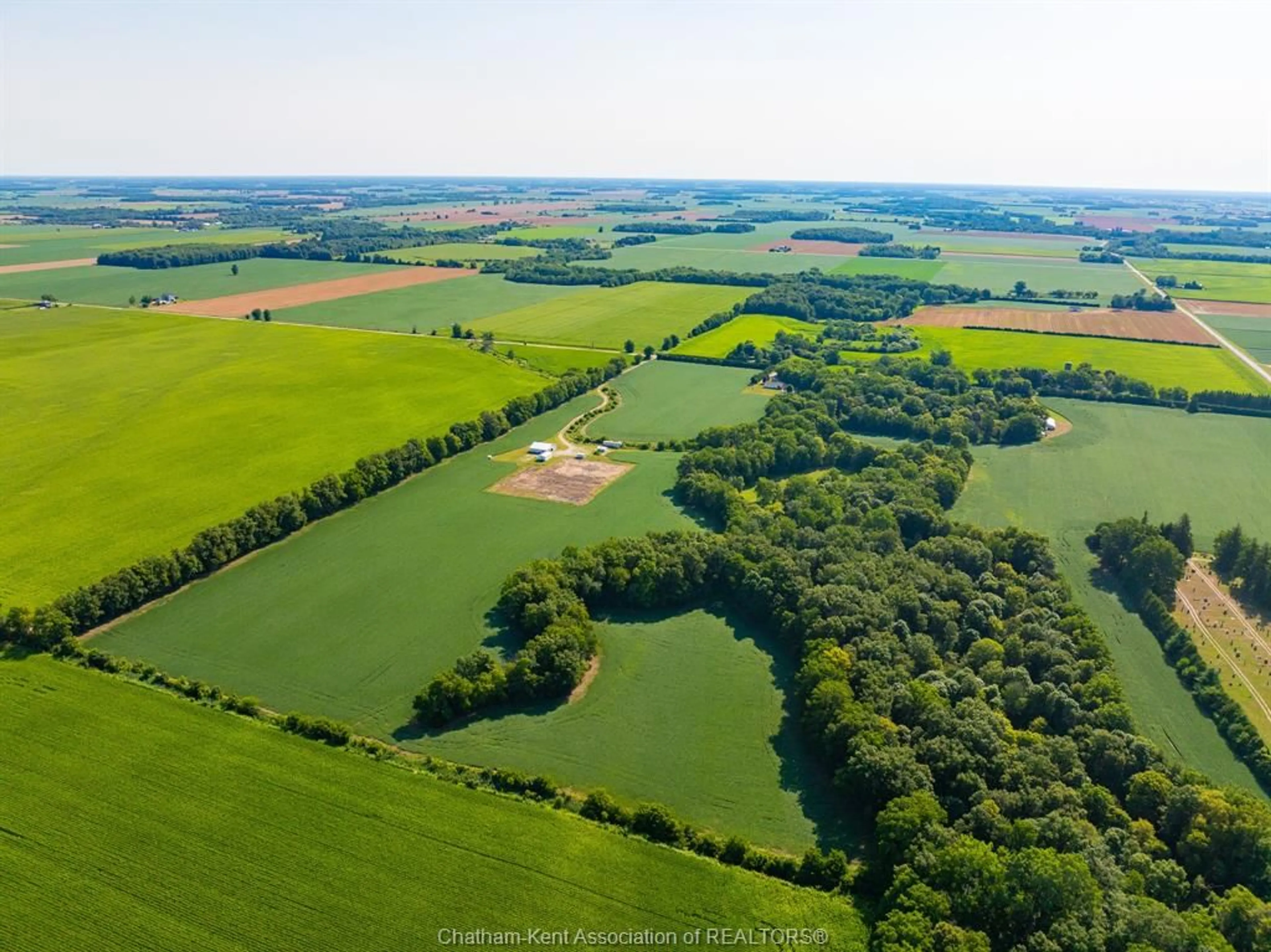 A pic from outside/outdoor area/front of a property/back of a property/a pic from drone, forest/trees view for 29712 ESTERVILLE Rd, Dresden Ontario N0P 1M0