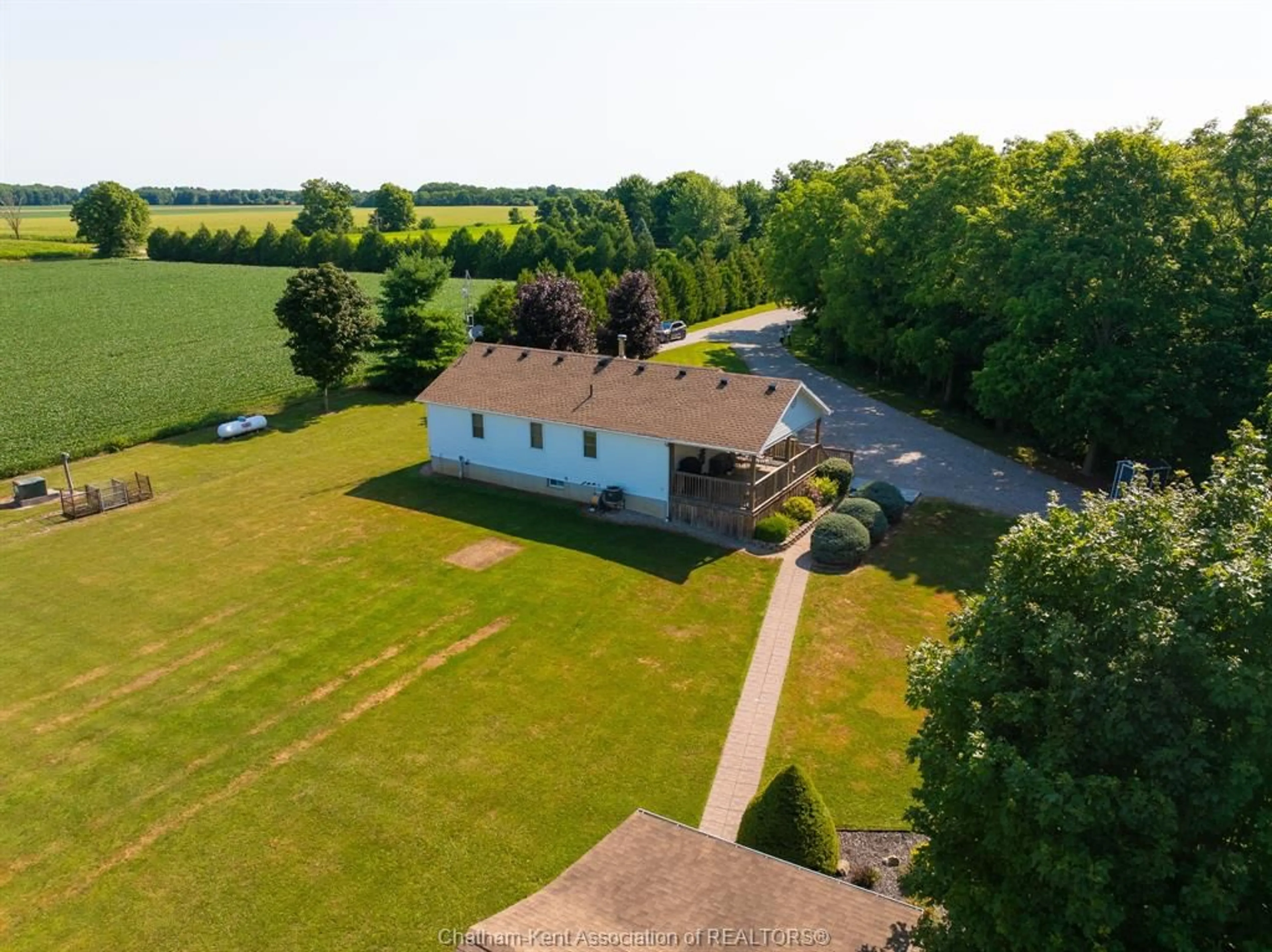 A pic from outside/outdoor area/front of a property/back of a property/a pic from drone, unknown for 29712 ESTERVILLE Rd, Dresden Ontario N0P 1M0