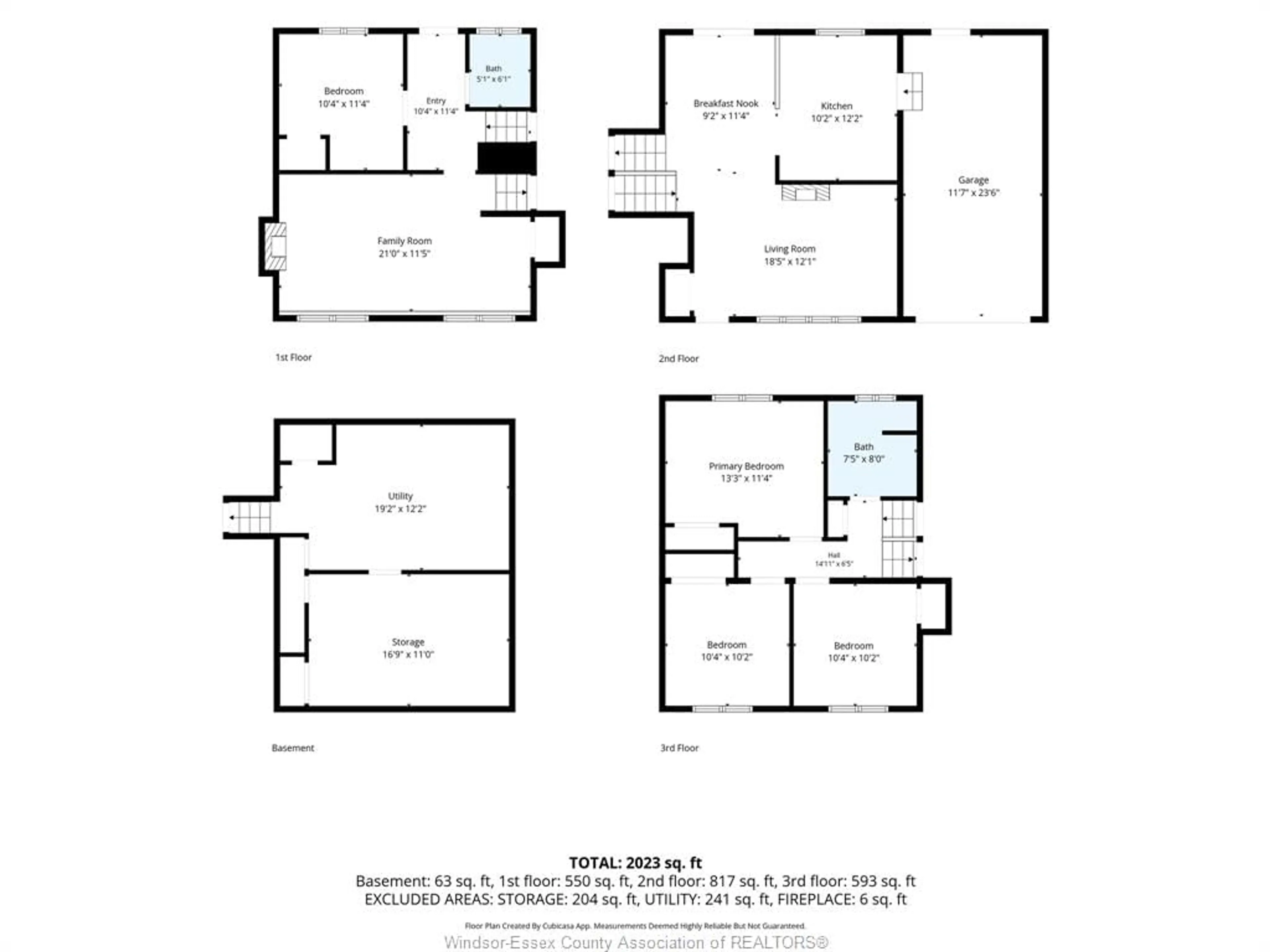 Floor plan for 119 Hill St, Cottam Ontario N0R 1B0