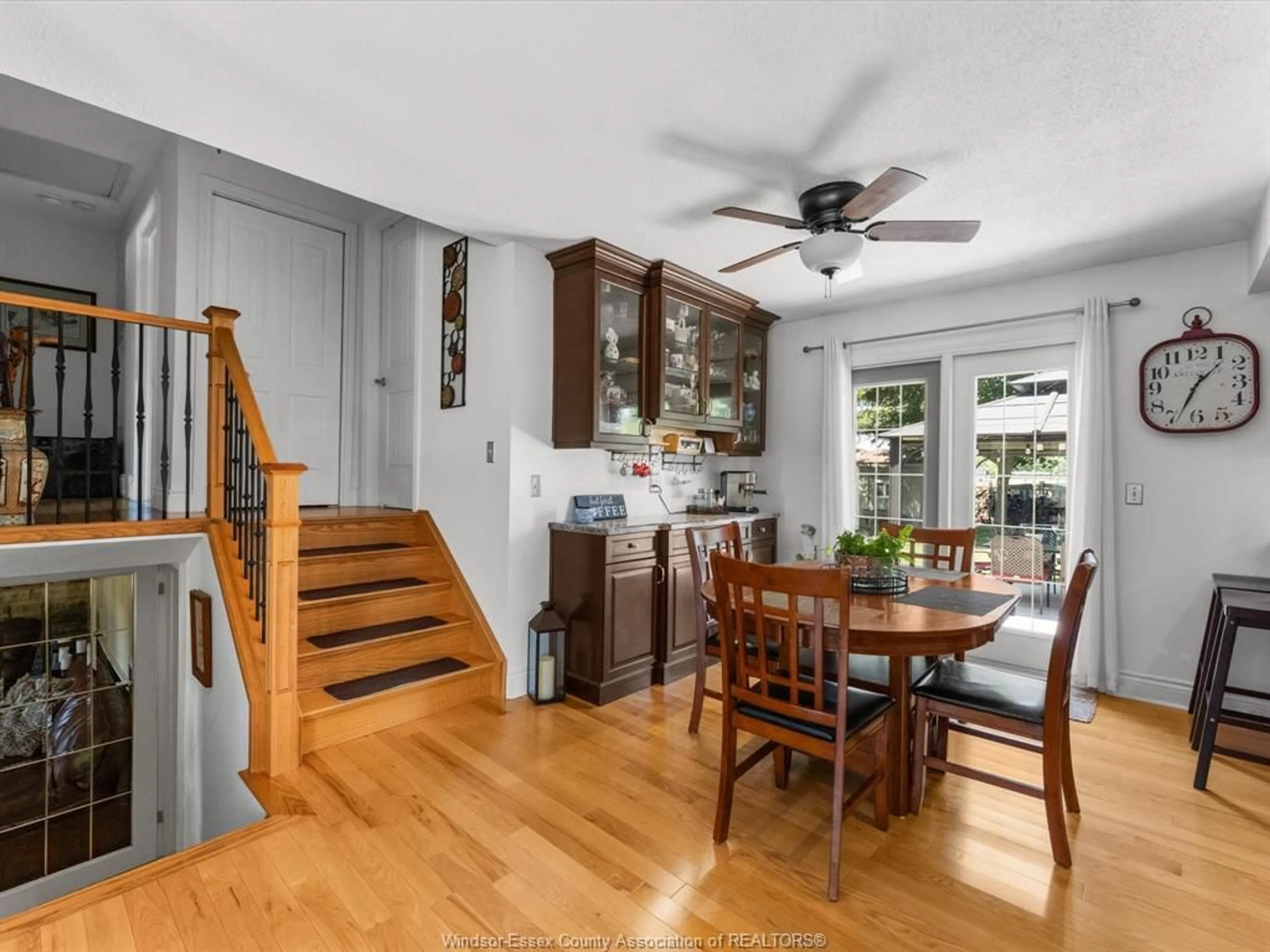 Open concept kitchen, wood/laminate floor for 119 Hill St, Cottam Ontario N0R 1B0
