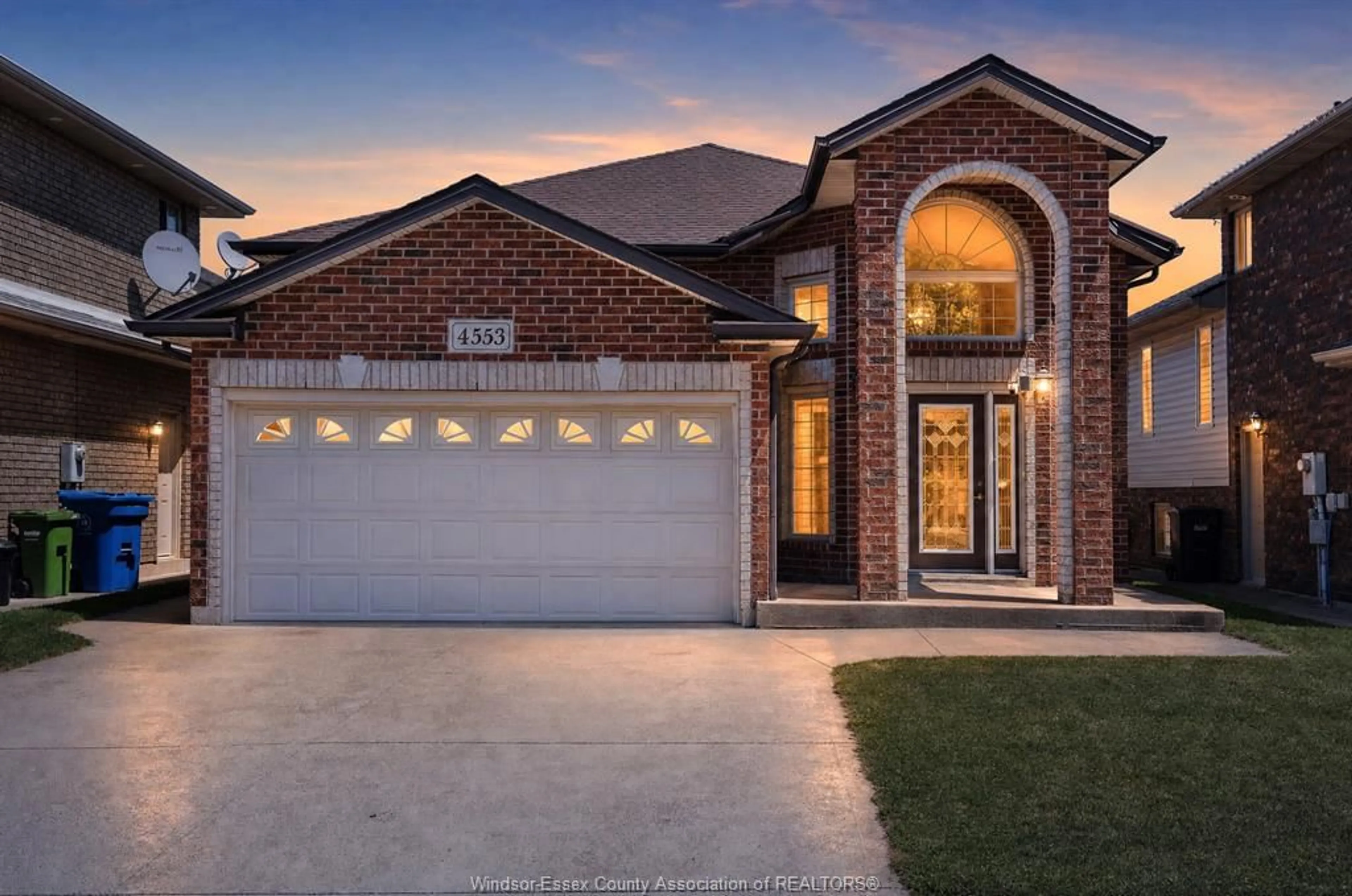 Home with brick exterior material, street for 4553 OSAKA Cir, Windsor Ontario N9G 3G4