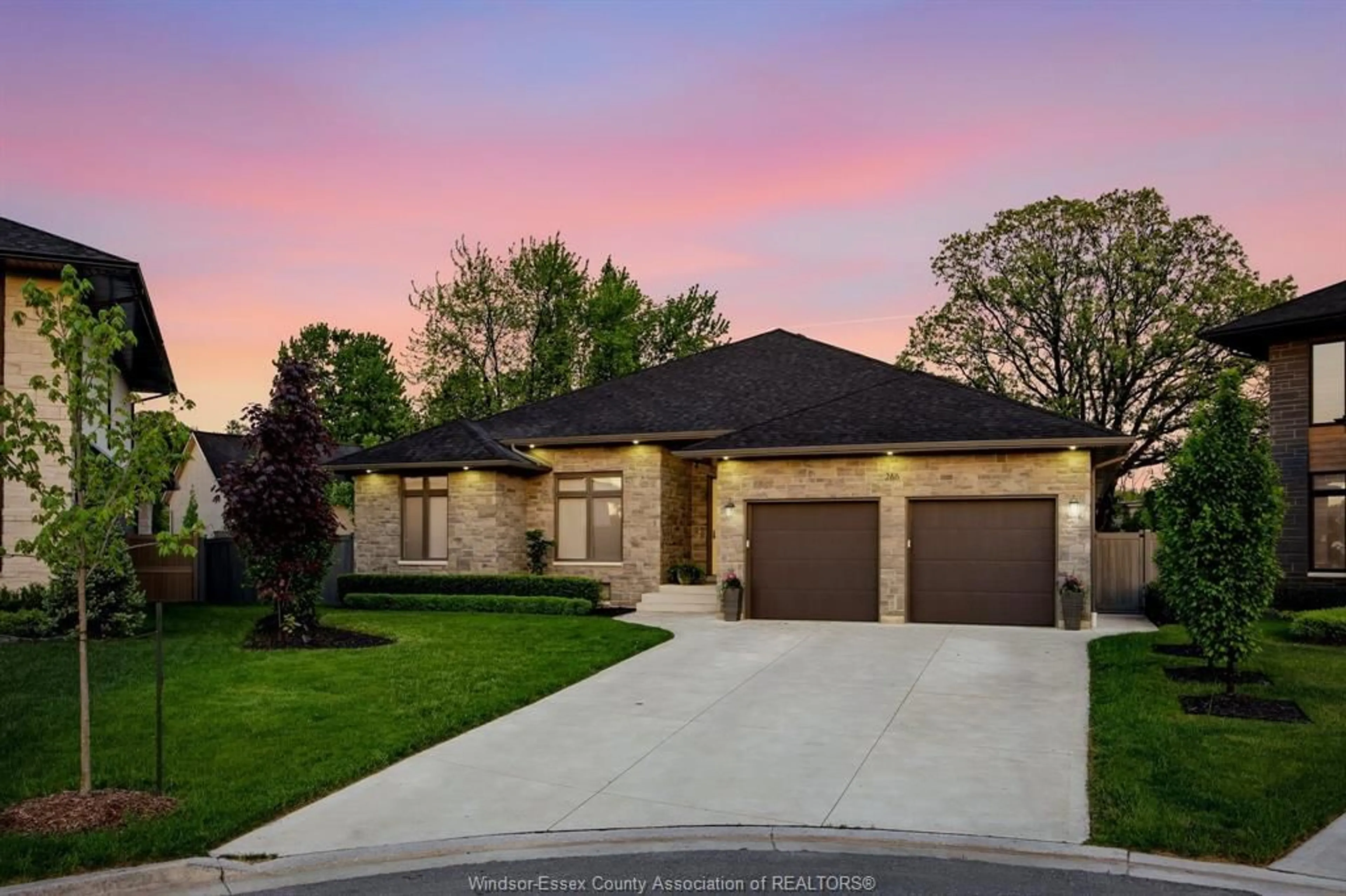 Home with brick exterior material, street for 266 XAVIER Cir, Lakeshore Ontario N8N 0J3