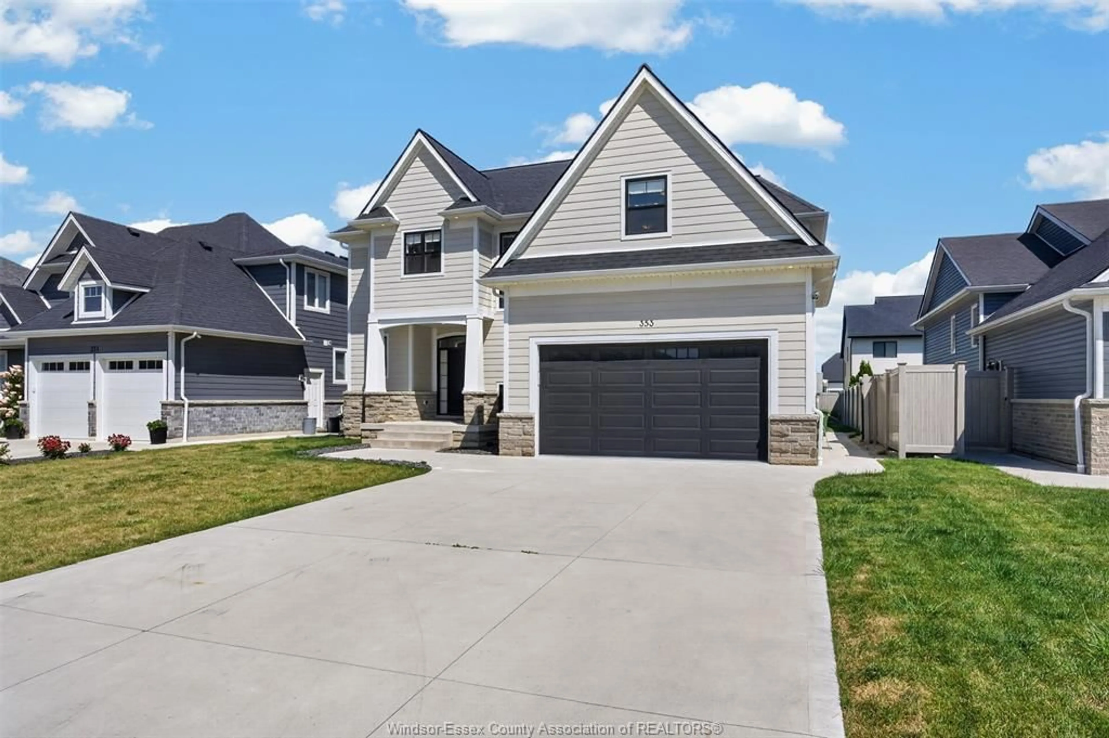 Home with brick exterior material, street for 353 BENJAMIN, Belle River Ontario N8L 1B6