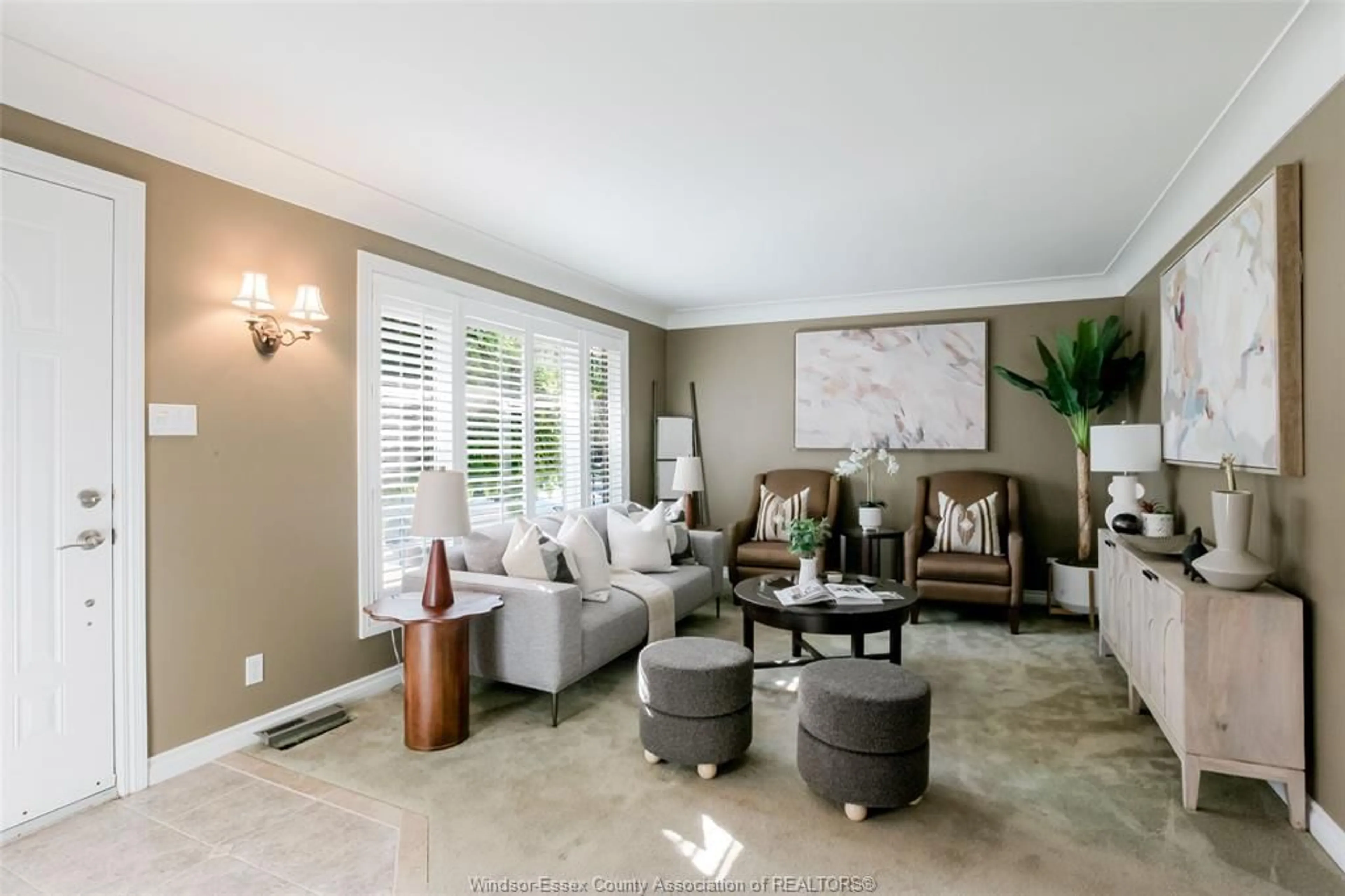 Living room with furniture, ceramic/tile floor for 1233 MATTHEW BRADY Blvd, Windsor Ontario N8S 3K2