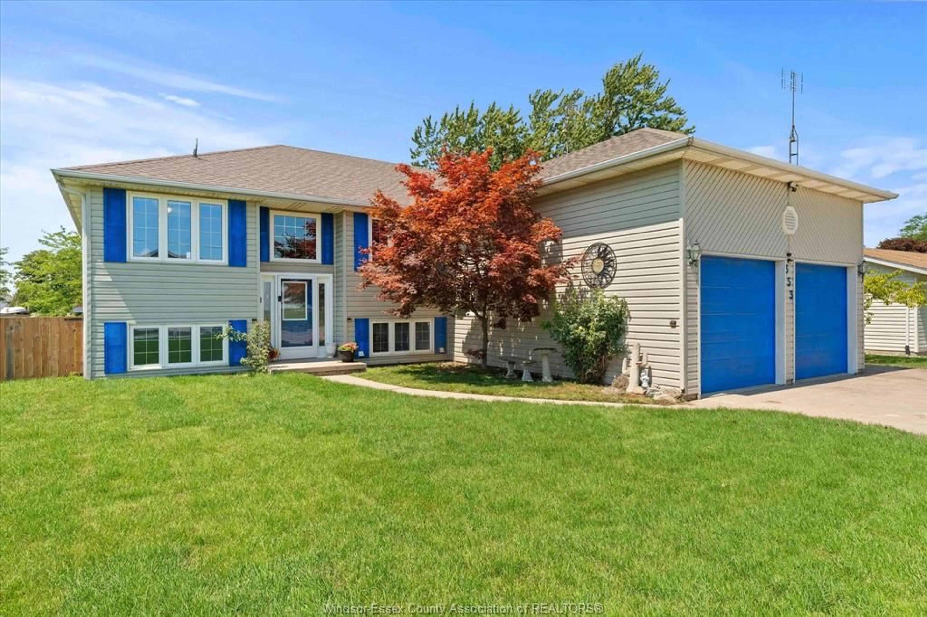 Home with vinyl exterior material, street for 353 EAST RUSCOM RIVER Rd, Lakeshore Ontario N0R 1S0