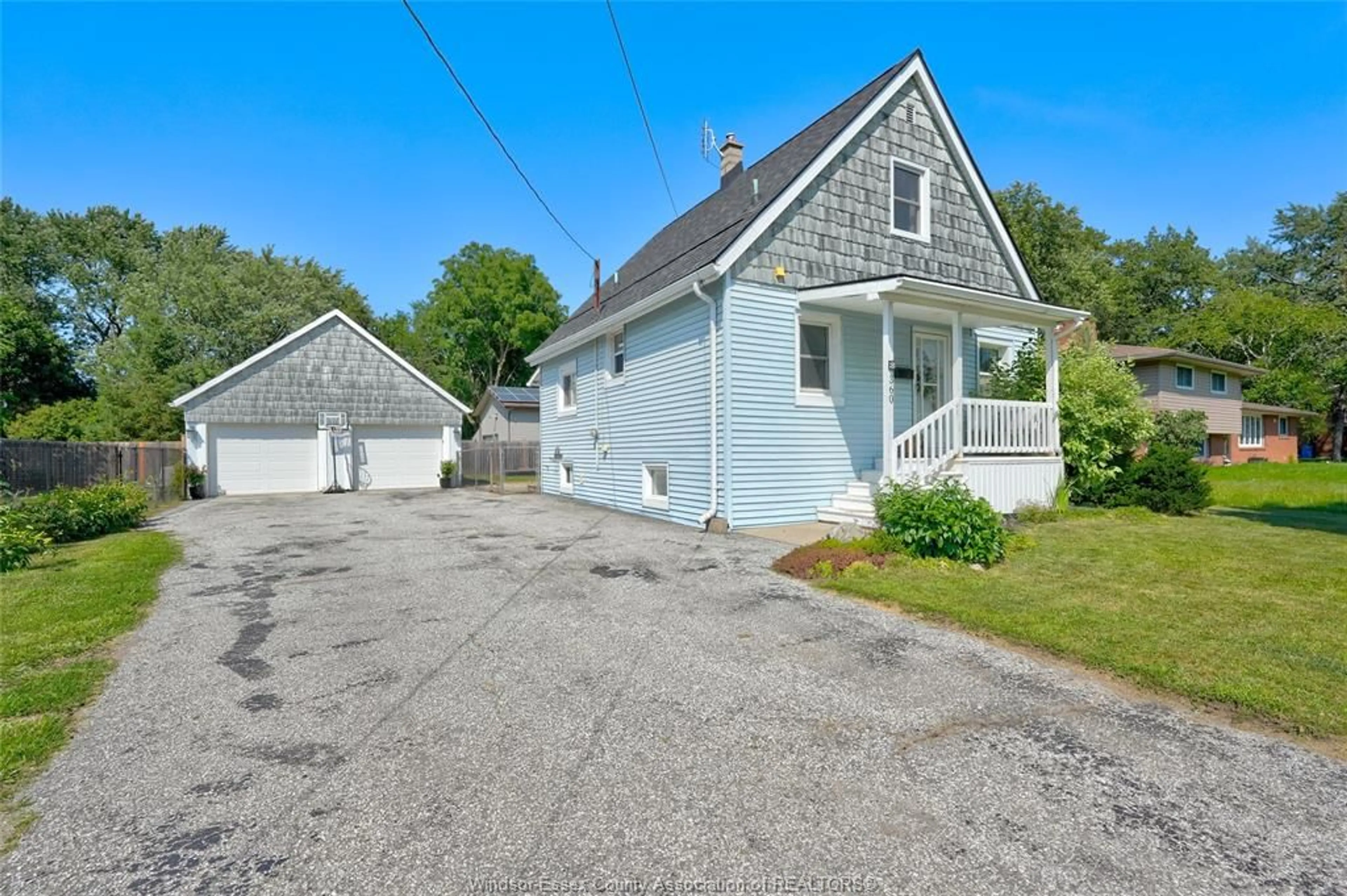 A pic from outside/outdoor area/front of a property/back of a property/a pic from drone, street for 360 HIGHWAY 18, LaSalle Ontario N9J 1A4