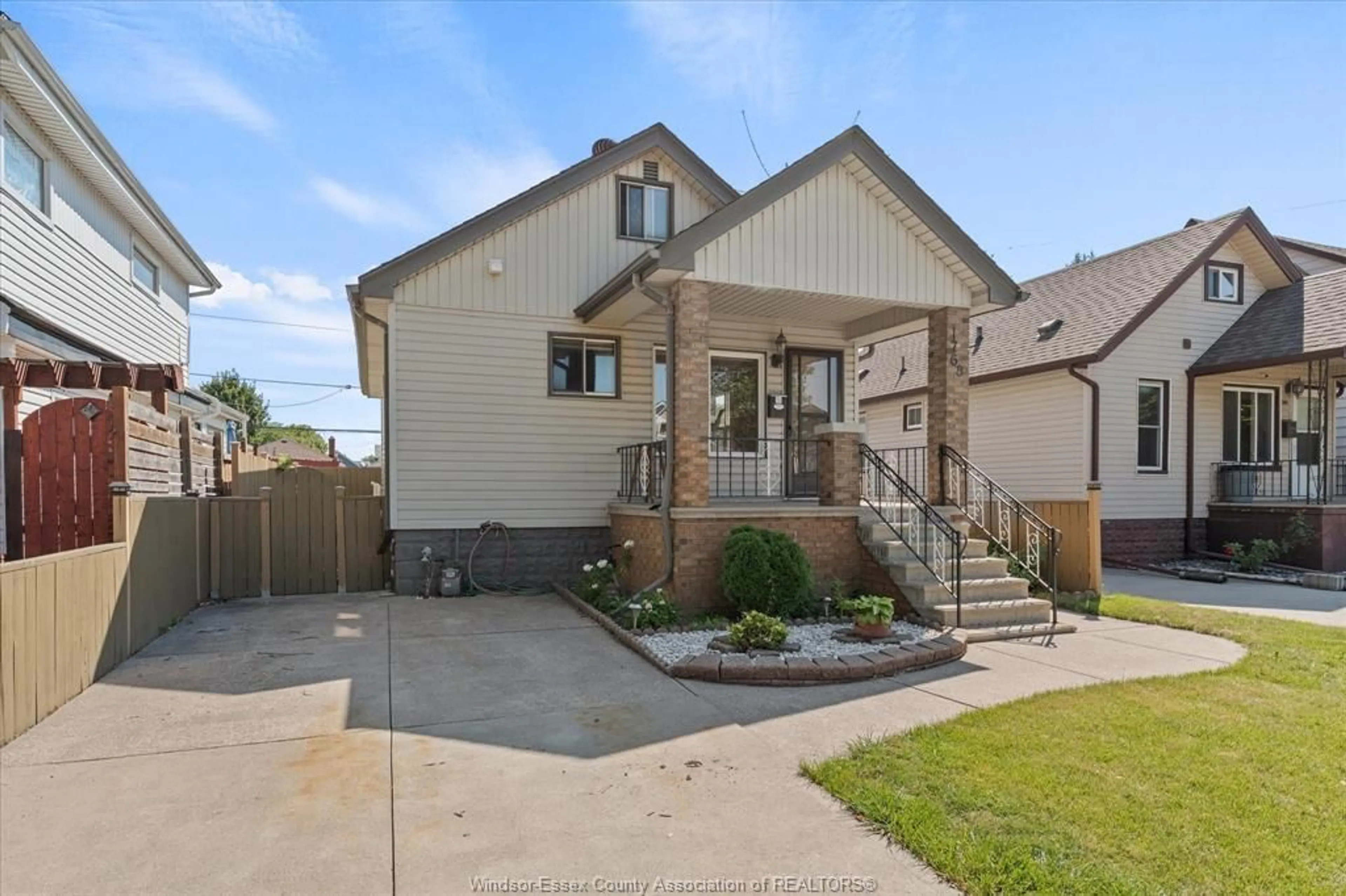 Home with brick exterior material, street for 1768 HALL Ave, Windsor Ontario N8W 2L4