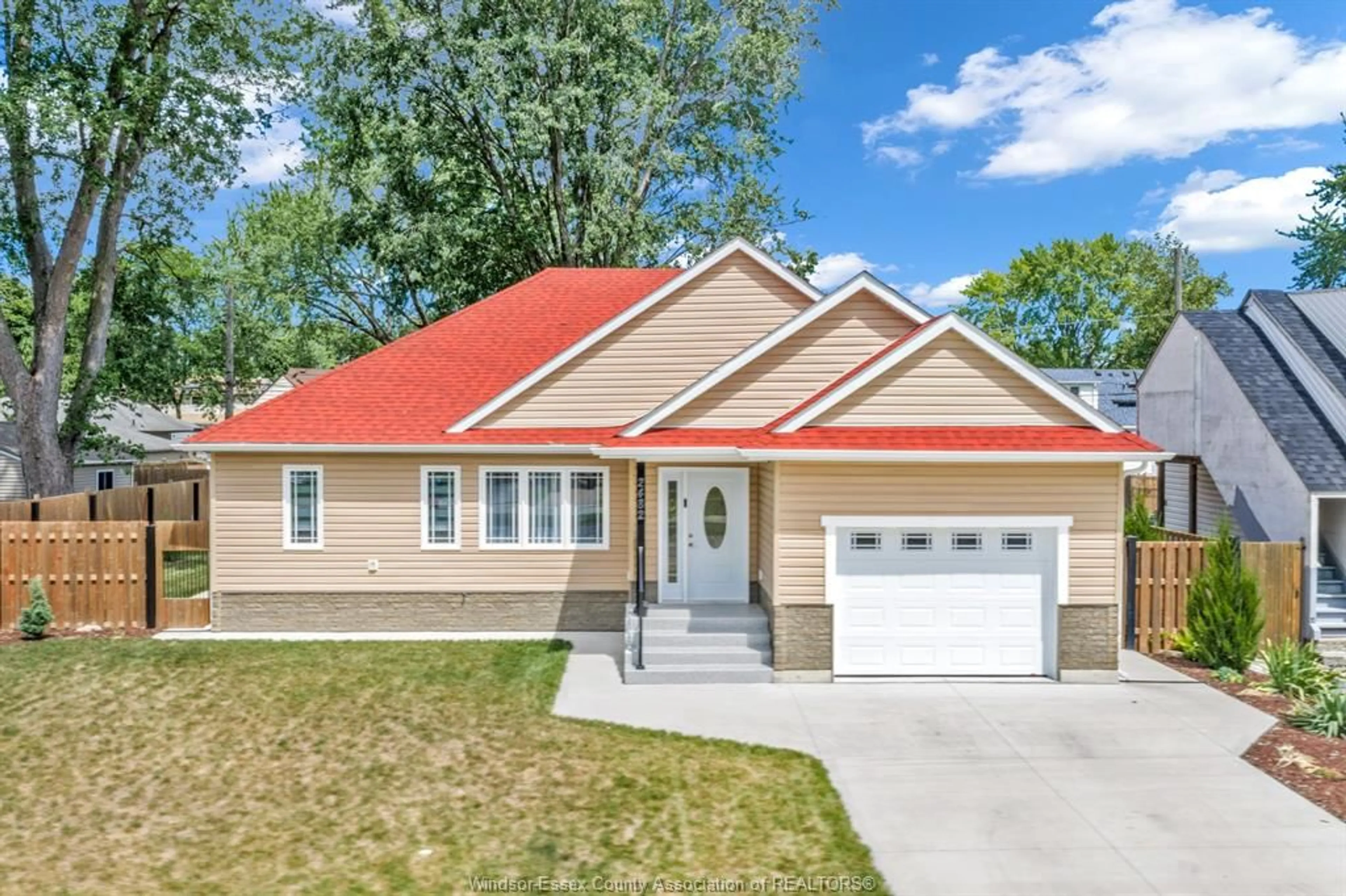 Home with vinyl exterior material, street for 2482 ROSSINI, Windsor Ontario N8W 4R1