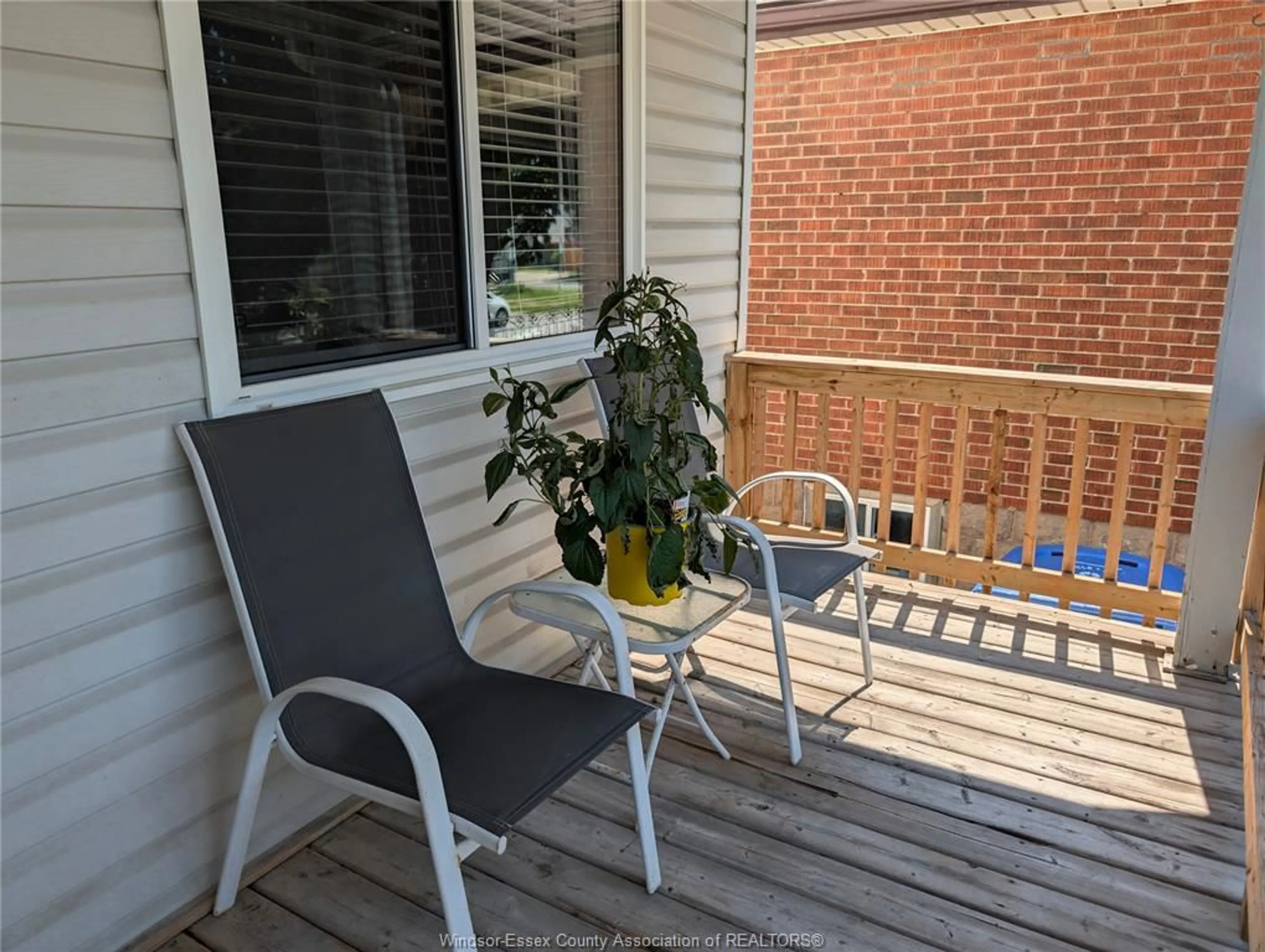 Balcony in the apartment, street for 868 ELM, Windsor Ontario N9A 5H3