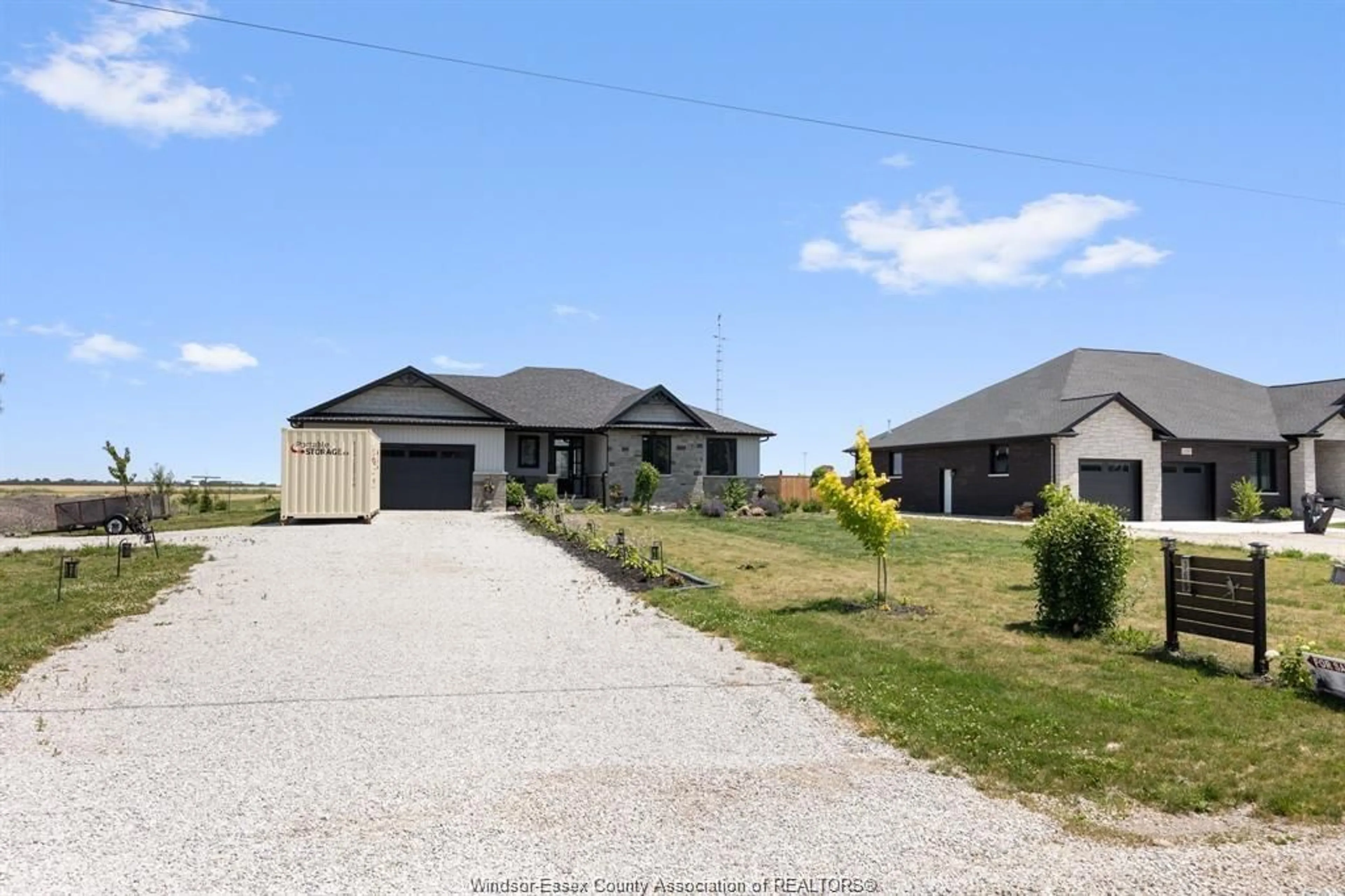 A pic from outside/outdoor area/front of a property/back of a property/a pic from drone, street for 366 EAST RUSCOM RIVER Rd, St. Joachim Ontario N0R 1S0