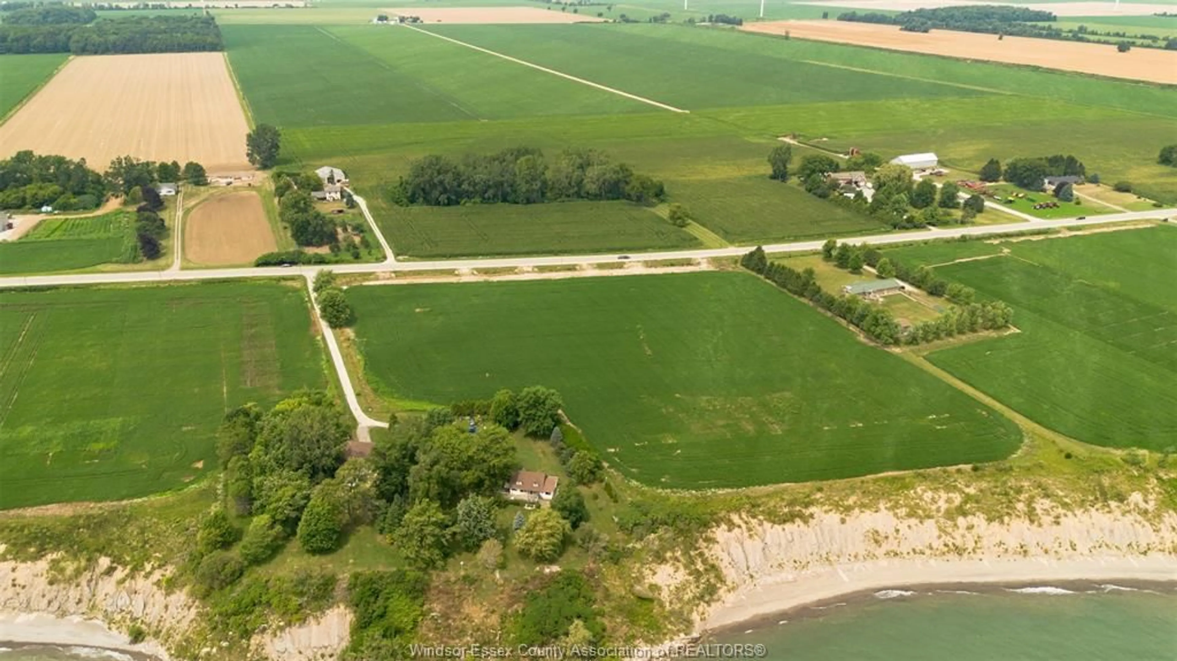 A pic from outside/outdoor area/front of a property/back of a property/a pic from drone, water/lake/river/ocean view for 2332 Talbot Trail, Wheatley Ontario N0P 2P0