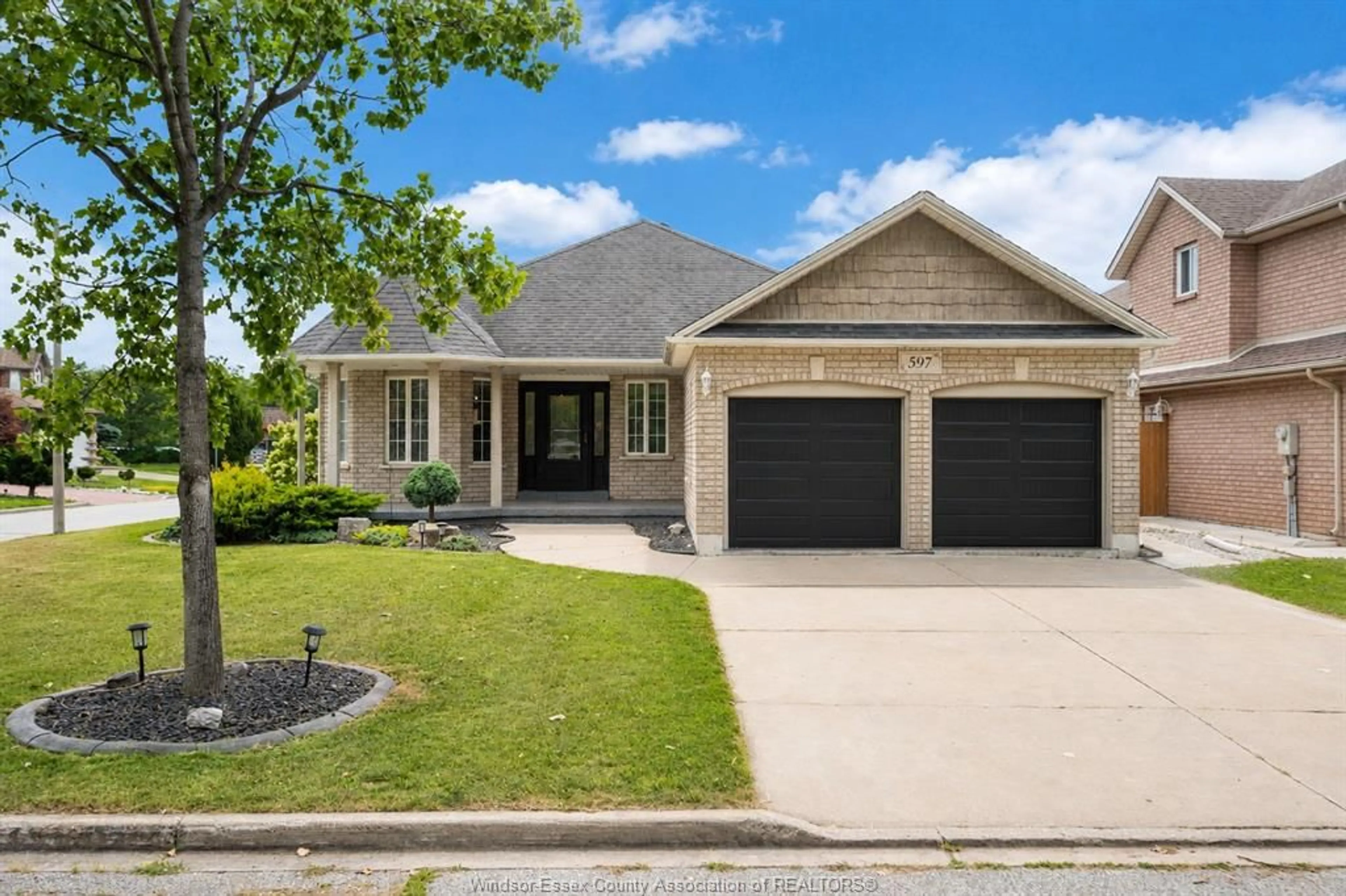 Home with brick exterior material, street for 597 COMPTON, Windsor Ontario N9E 4P7