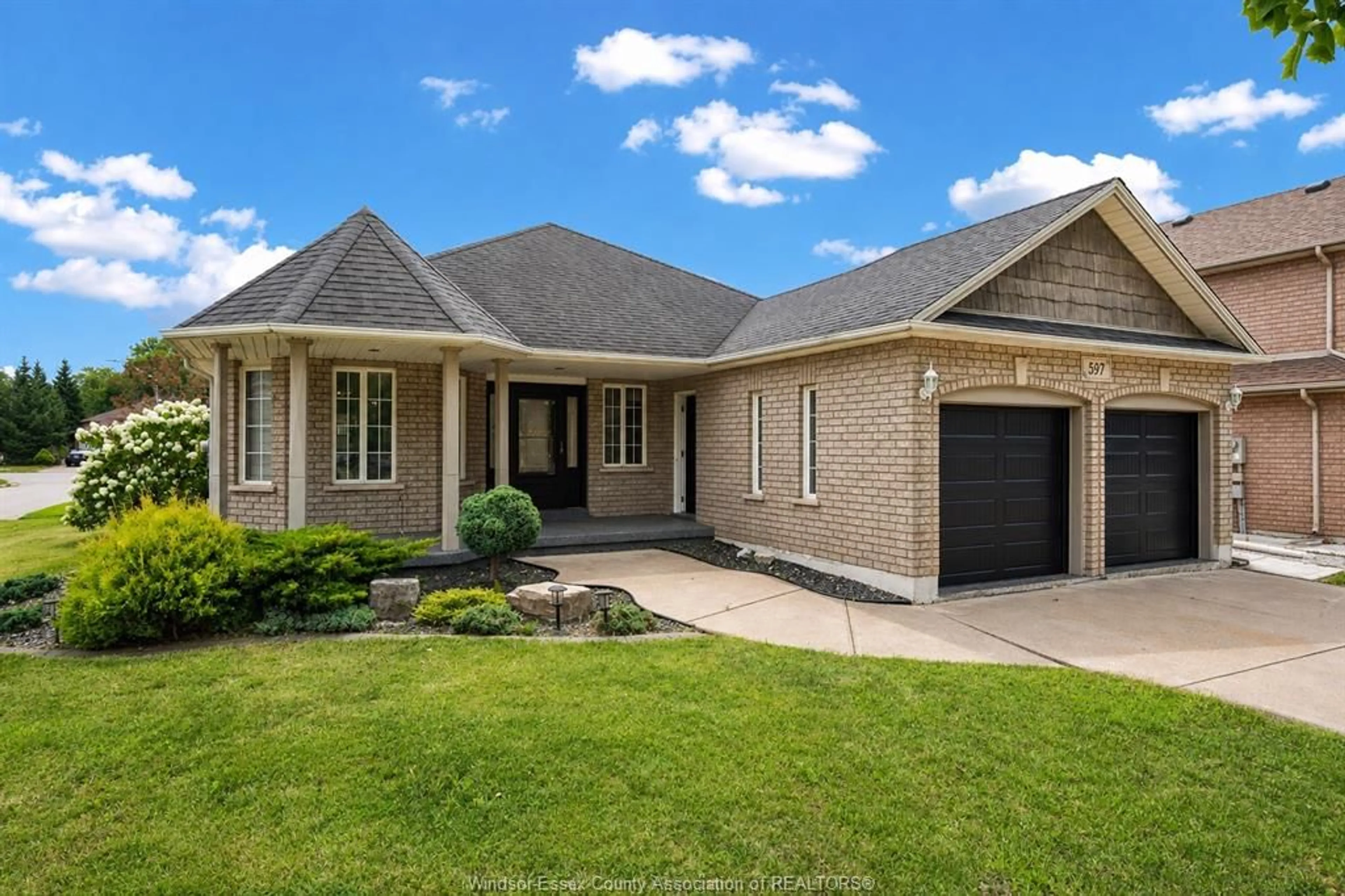 Home with brick exterior material, street for 597 COMPTON, Windsor Ontario N9E 4P7