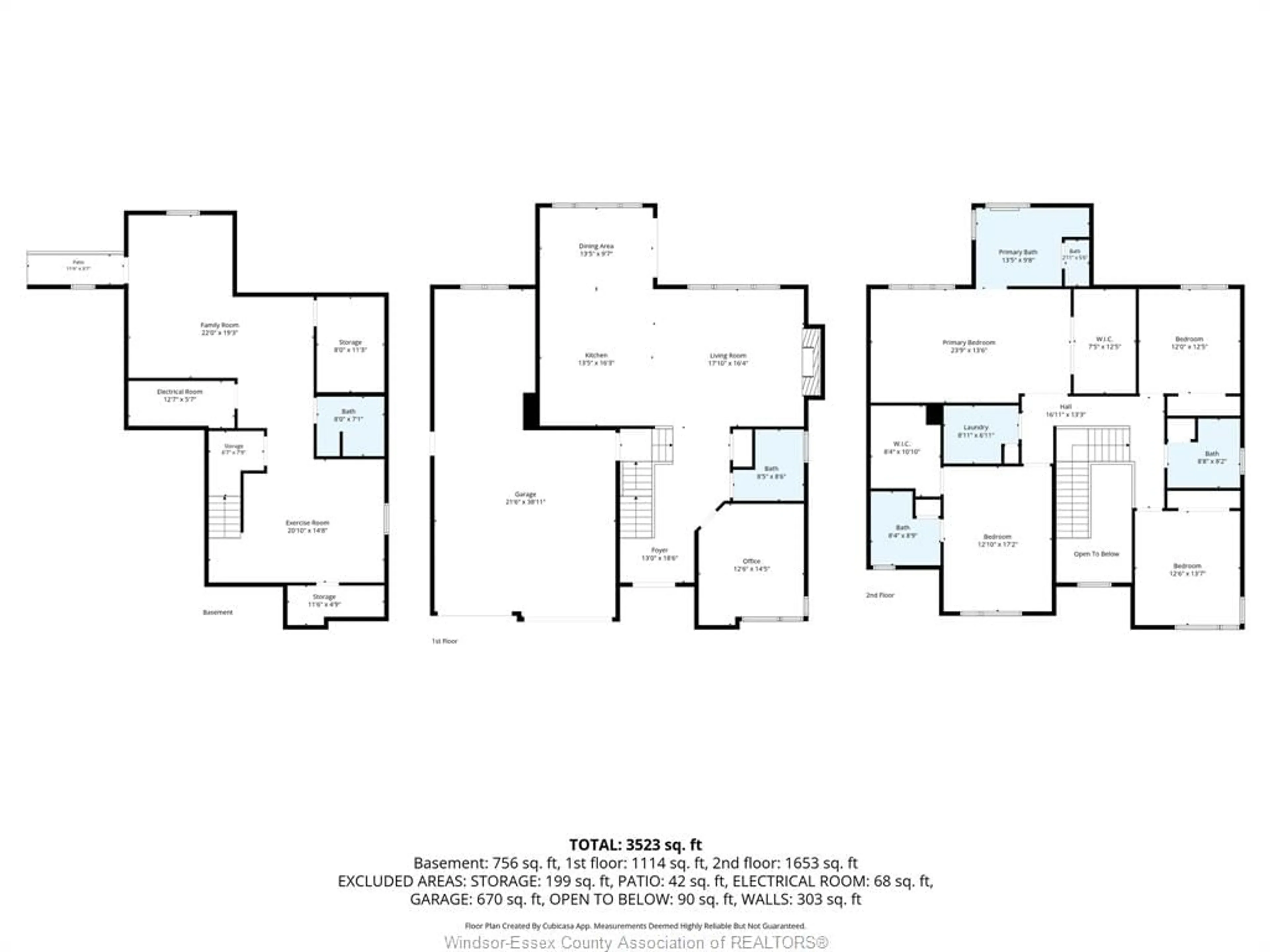 Floor plan for 4970 Terra Bella, LaSalle Ontario N9H 0N3