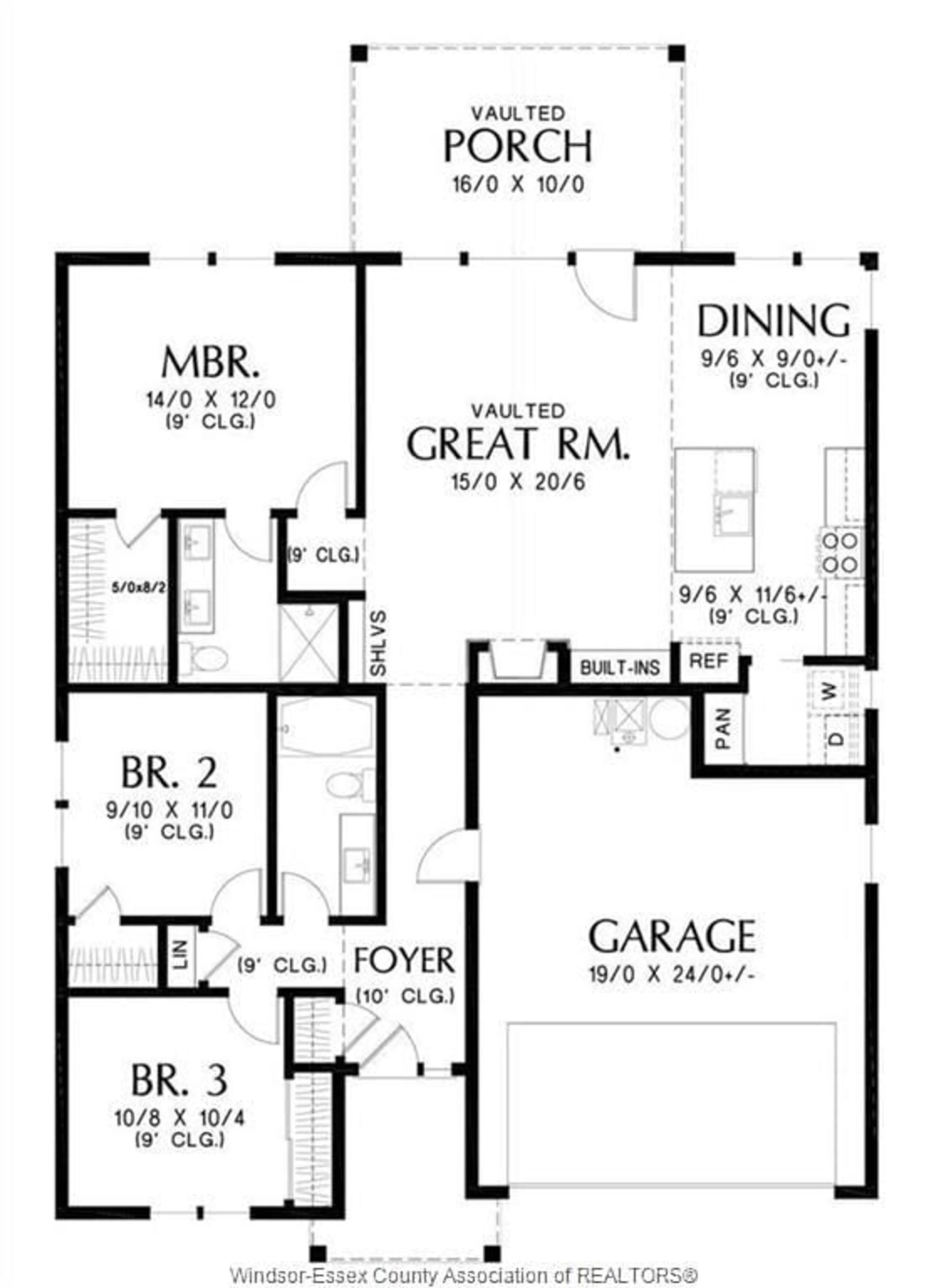 Floor plan for 163 WHELAN, Amherstburg Ontario N8N 1E1