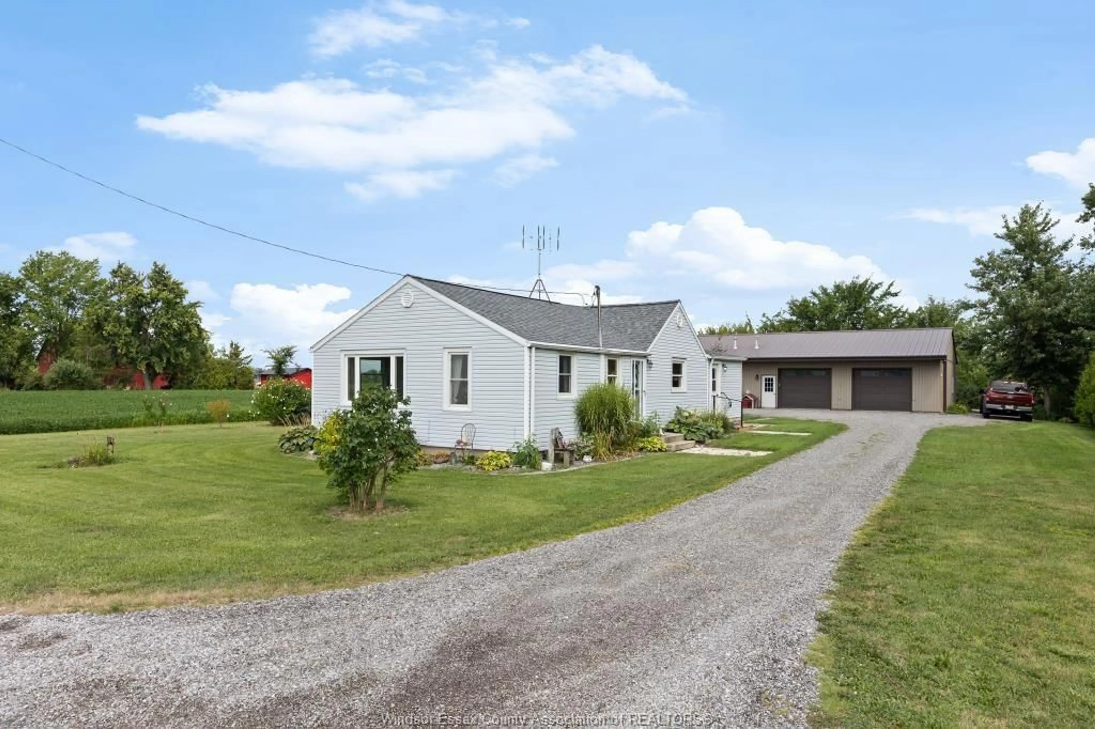 A pic from outside/outdoor area/front of a property/back of a property/a pic from drone, street for 3712 3RD CONCESSION, Harrow Ontario N0R 1G0
