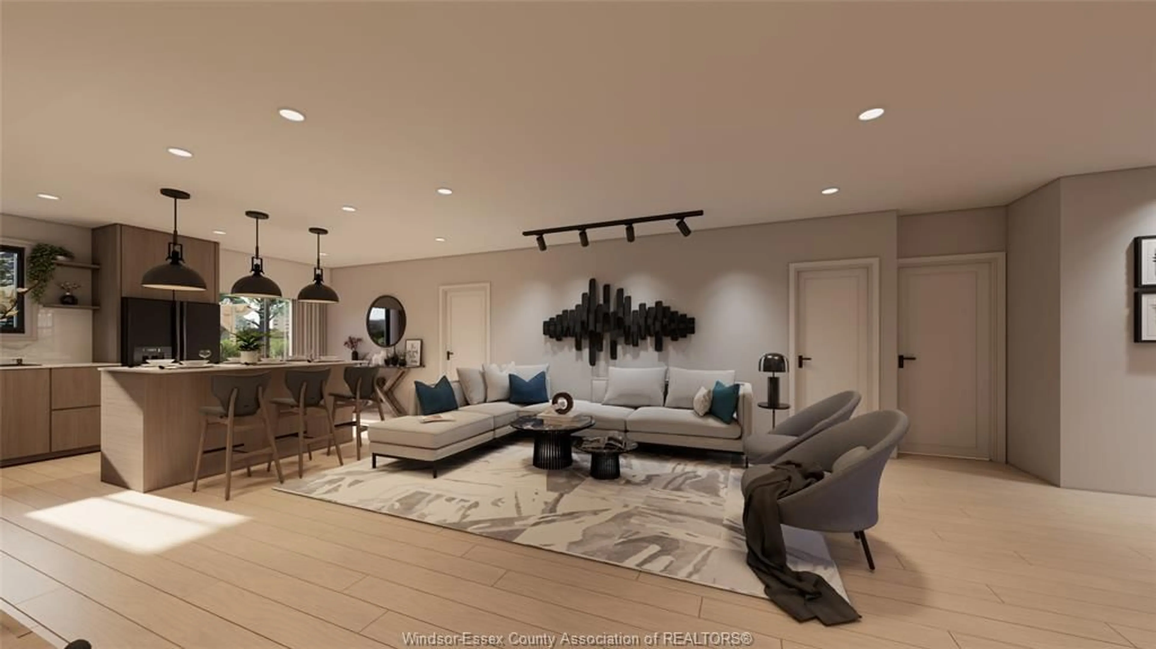 Living room with furniture, unknown for 160 AMBASSADOR BEACH #LOT 24, Colchester Ontario N0R 1G0