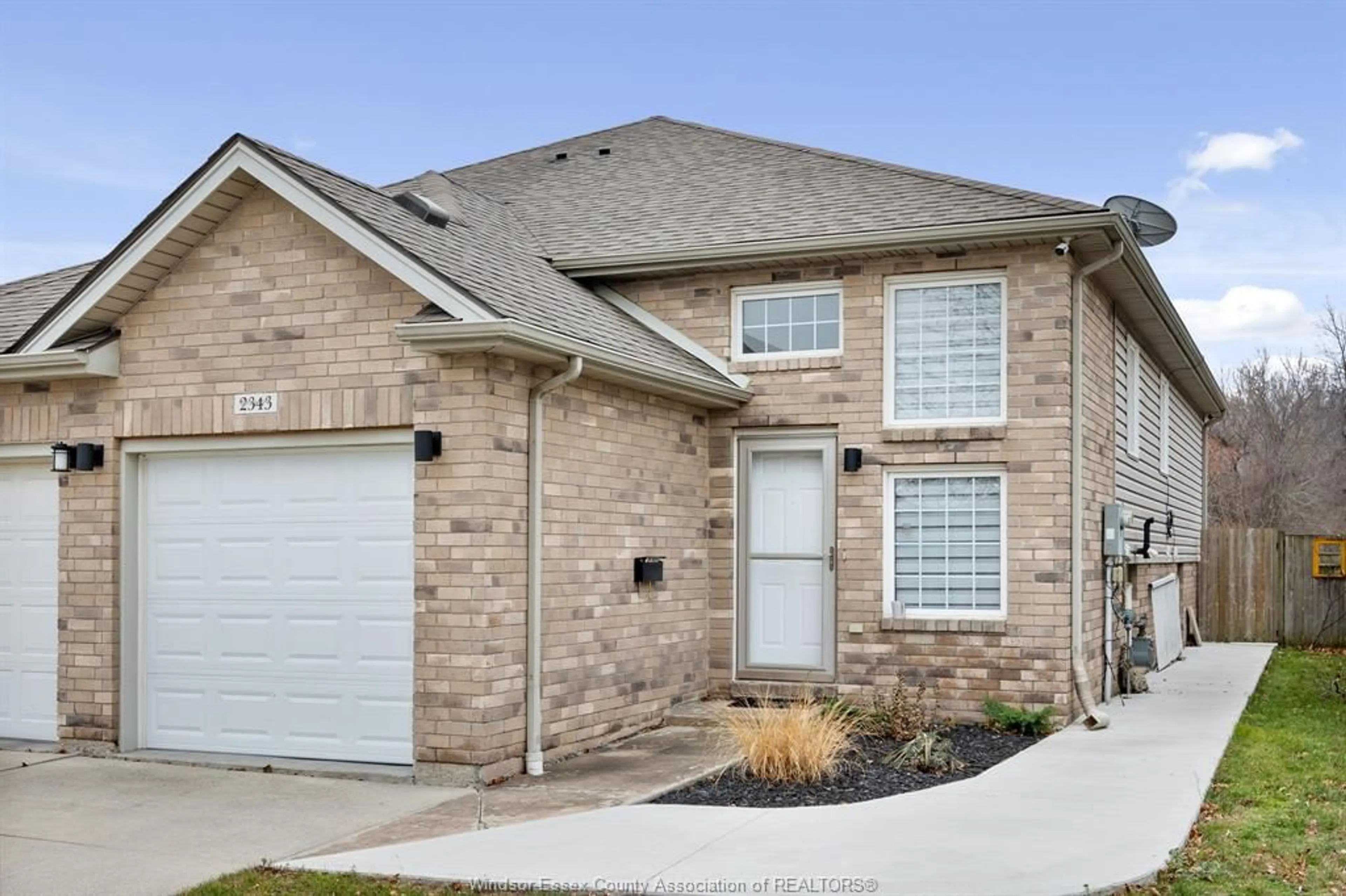 Home with brick exterior material, street for 2343 LAMONT St, Windsor Ontario N9E 3Z2