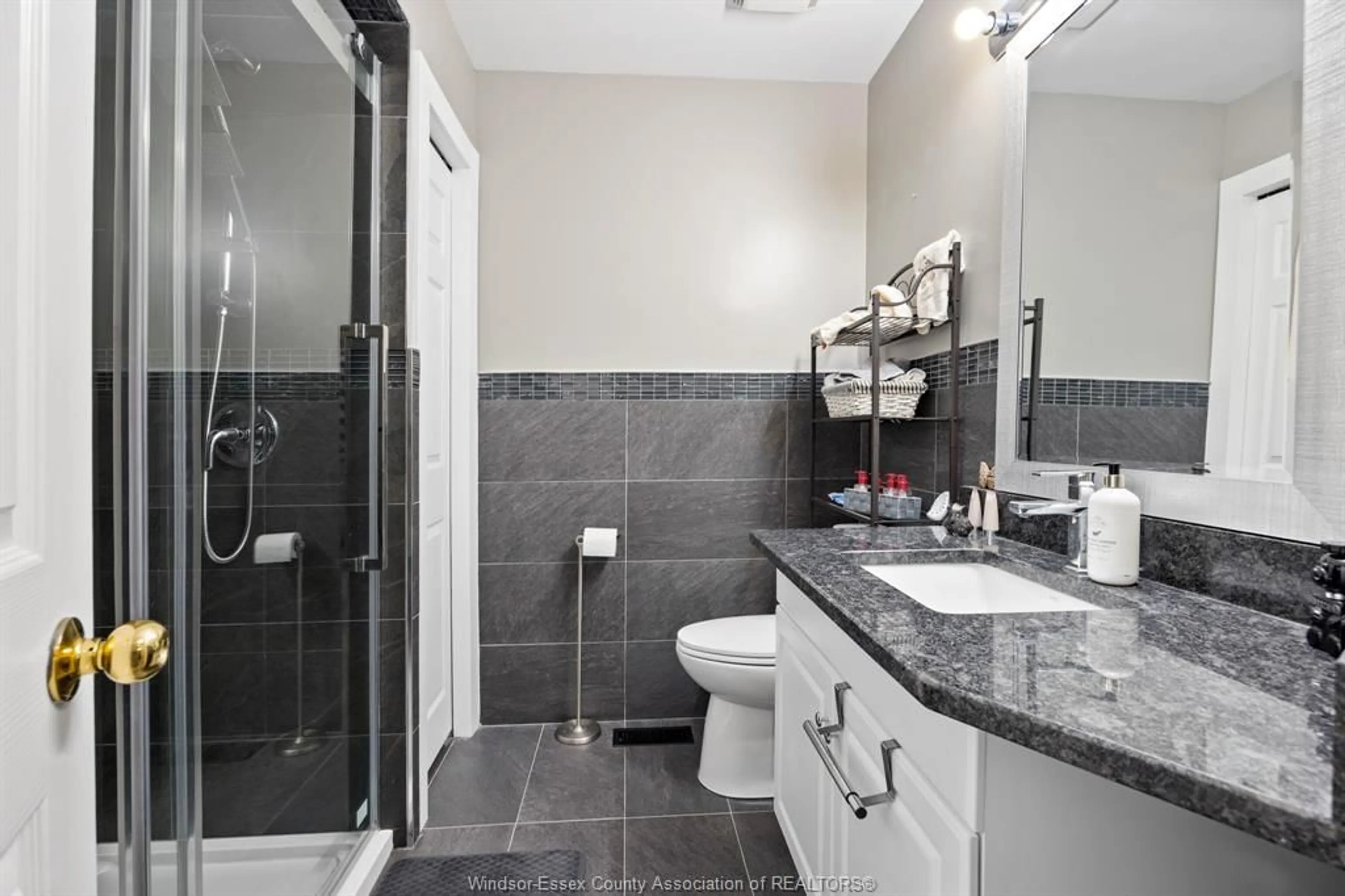 Standard bathroom, ceramic/tile floor for 2343 LAMONT St, Windsor Ontario N9E 3Z2