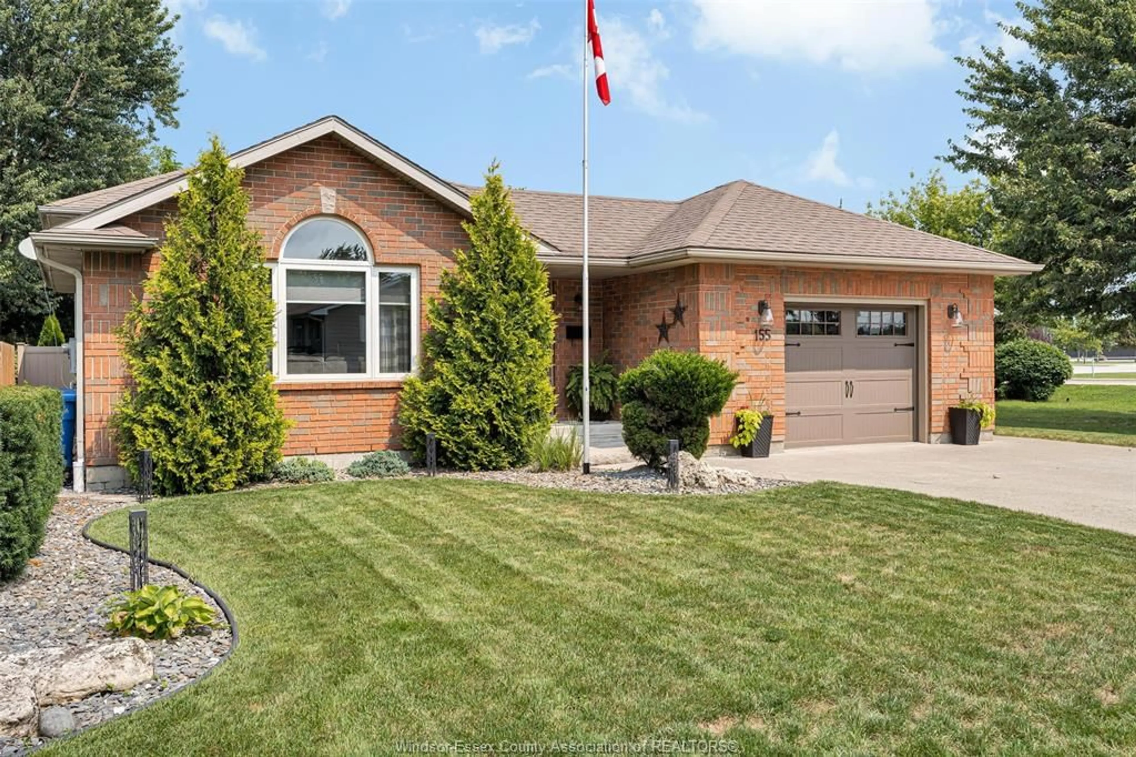 Home with brick exterior material, street for 155 LANGTRY St, Essex Ontario N8M 1H1