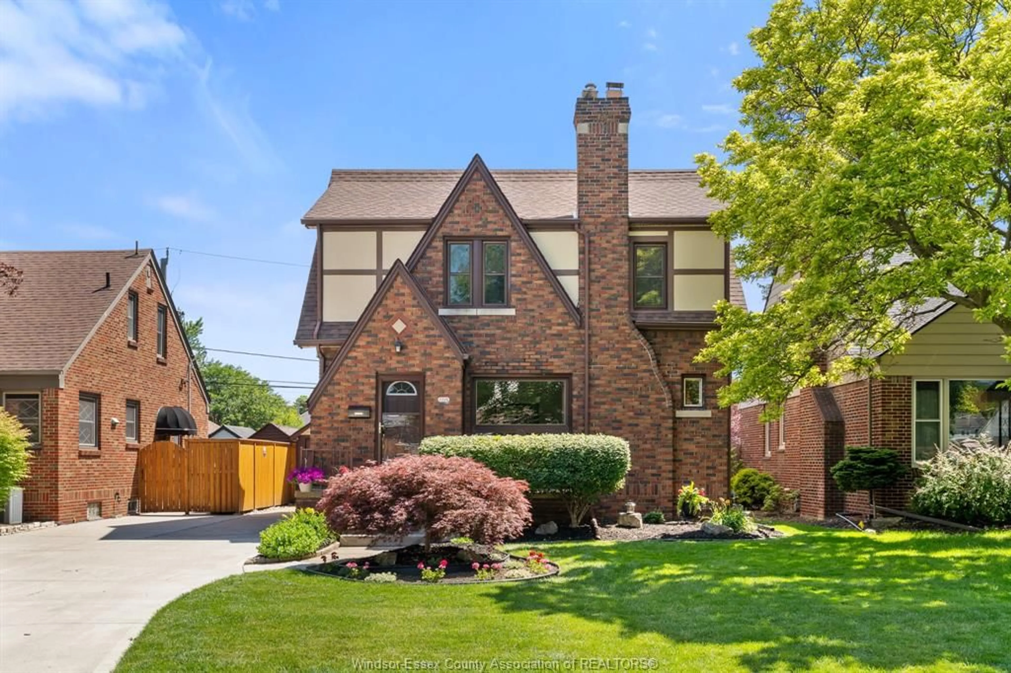 Home with brick exterior material, street for 2226 Gladstone Avenue, Windsor Ontario N8W 2N7