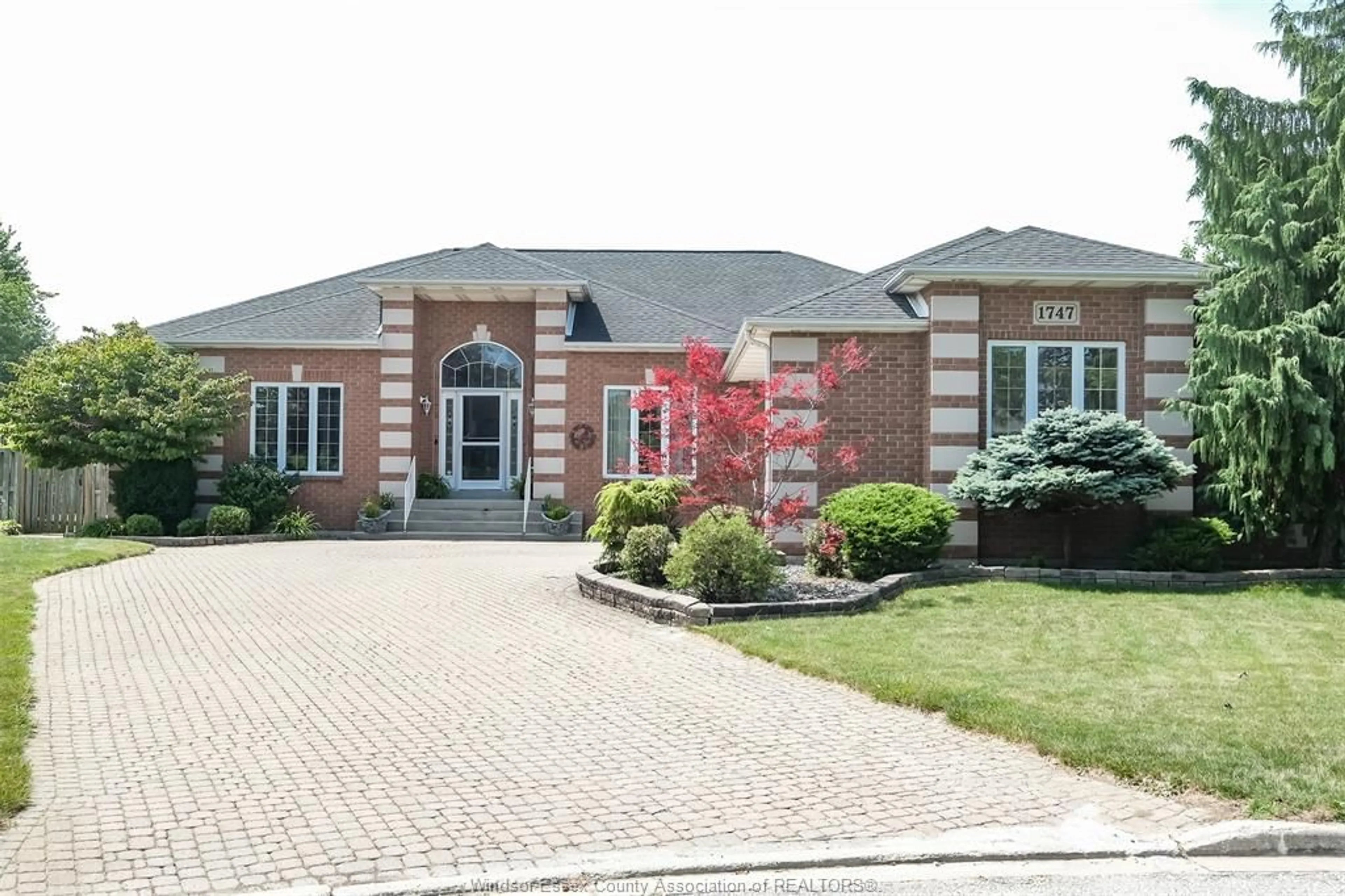 Home with brick exterior material, street for 1747 CHORNOBY Cres, Tecumseh Ontario N8N 5A1