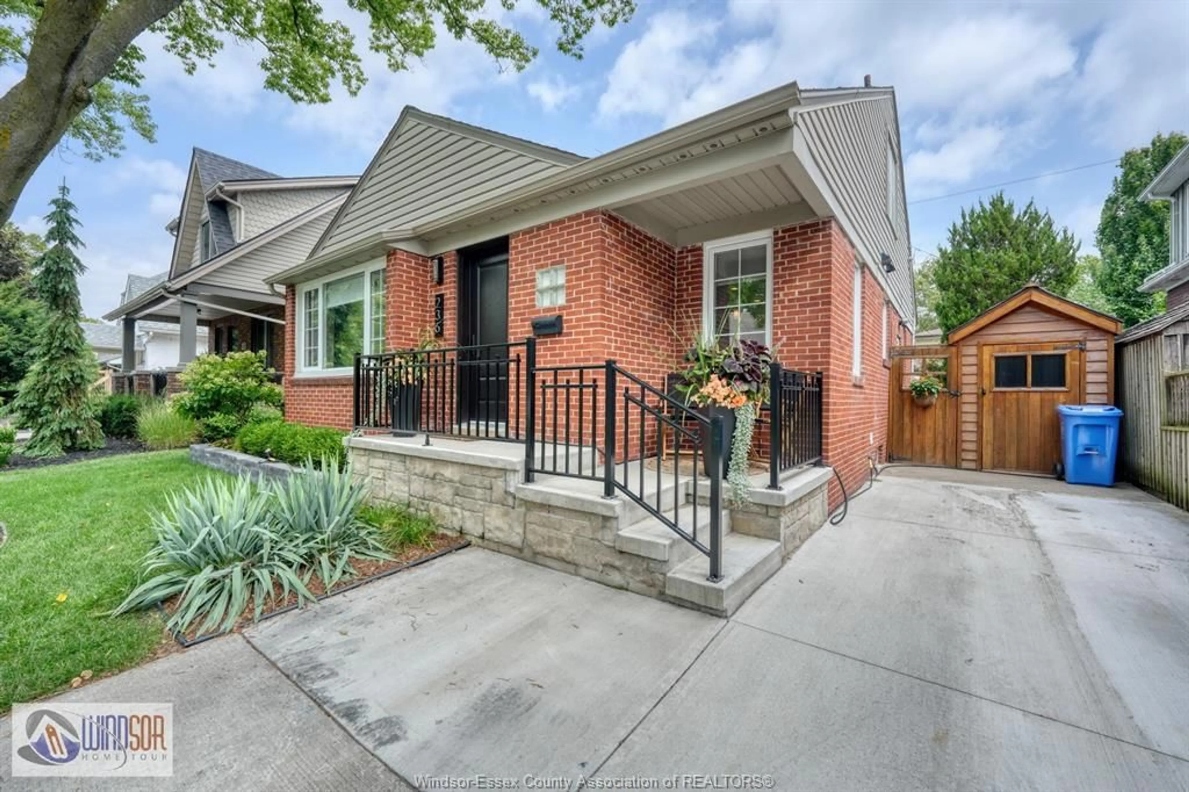 Home with brick exterior material, street for 236 PRADO, Windsor Ontario N8S 2H1