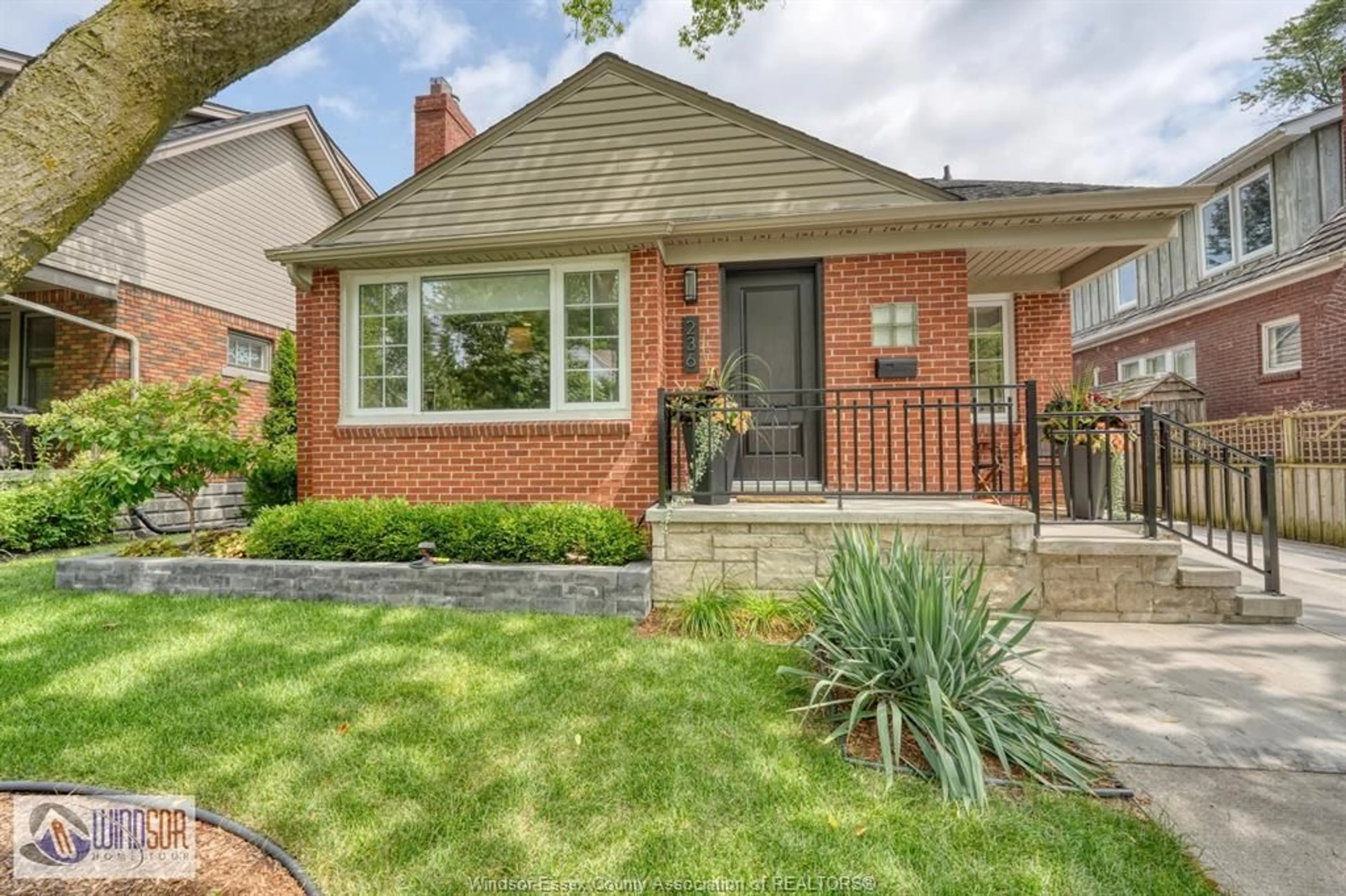 Home with brick exterior material, street for 236 PRADO, Windsor Ontario N8S 2H1
