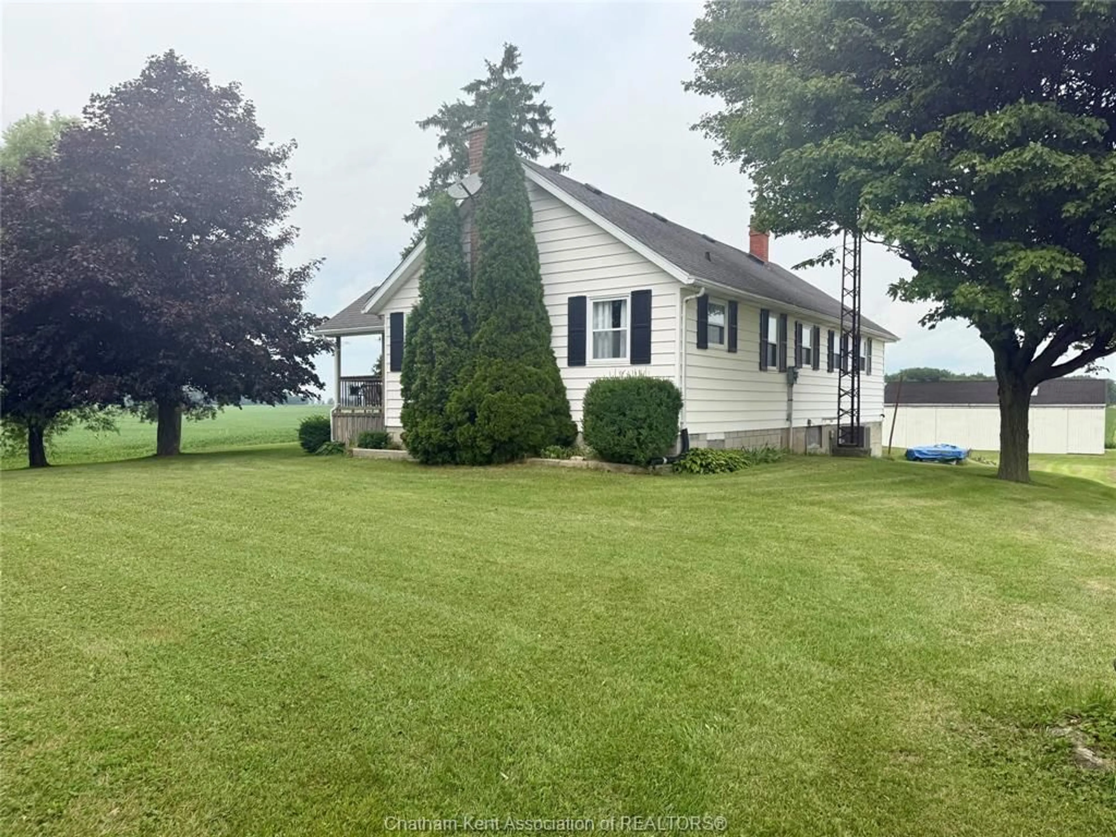 A pic from outside/outdoor area/front of a property/back of a property/a pic from drone, water/lake/river/ocean view for 19961 KENT BRIDGE Rd, Blenheim Ontario N0P 1A0