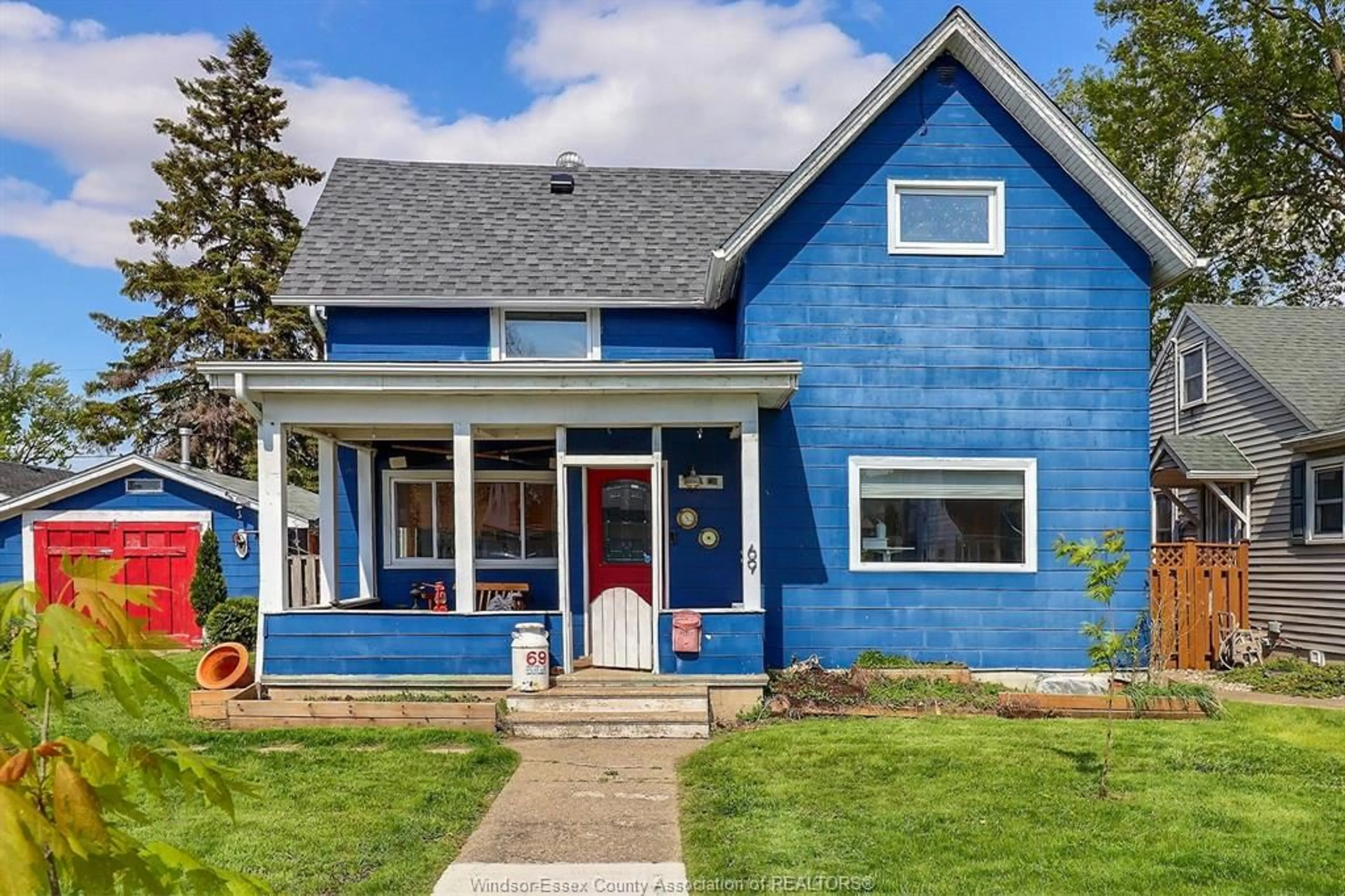 Home with vinyl exterior material, street for 69 IRWIN, Essex Ontario N8M 2S7